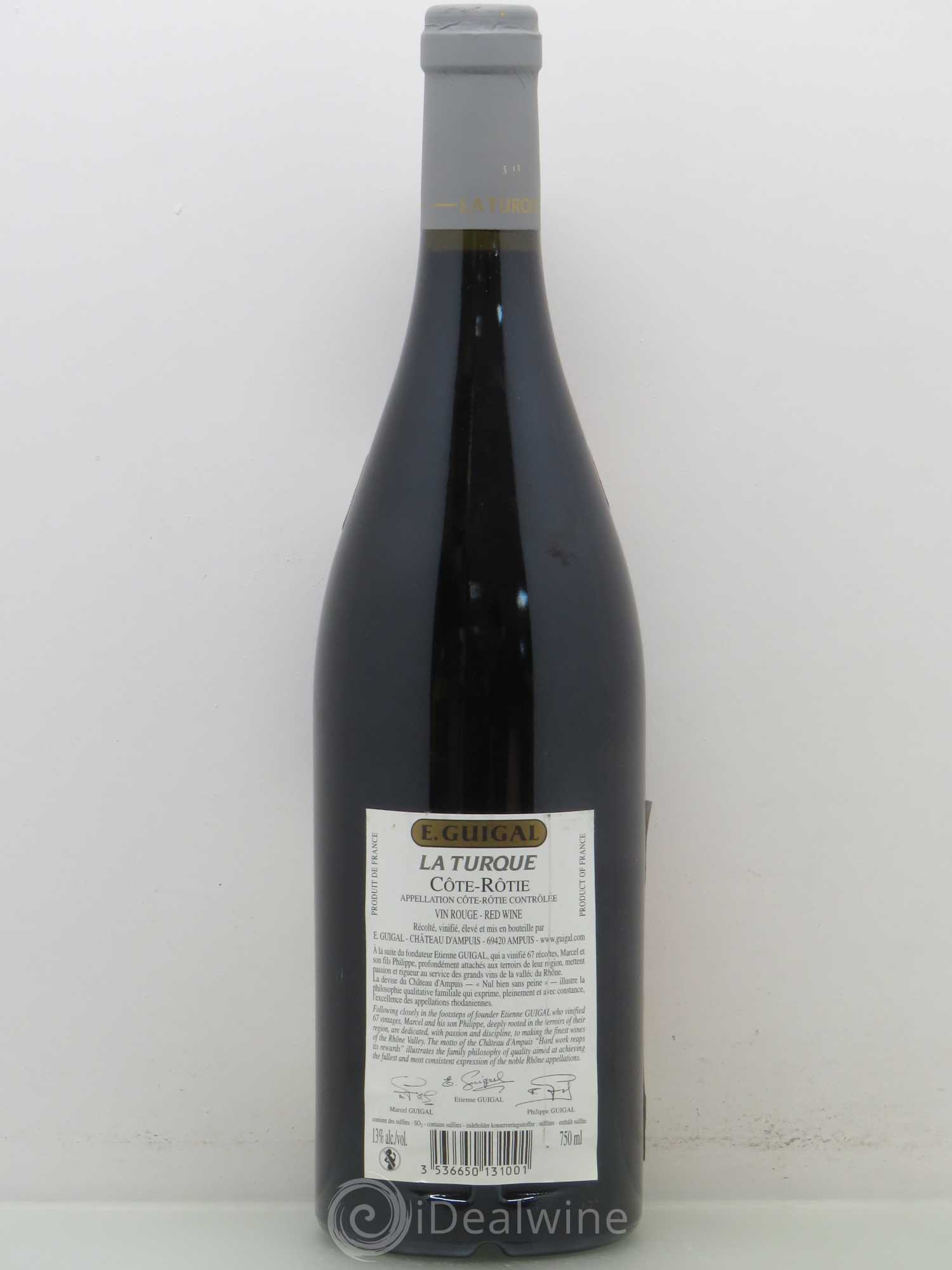 Côte-Rôtie La Turque Guigal 2005 - Lot de 1 bouteille - 1