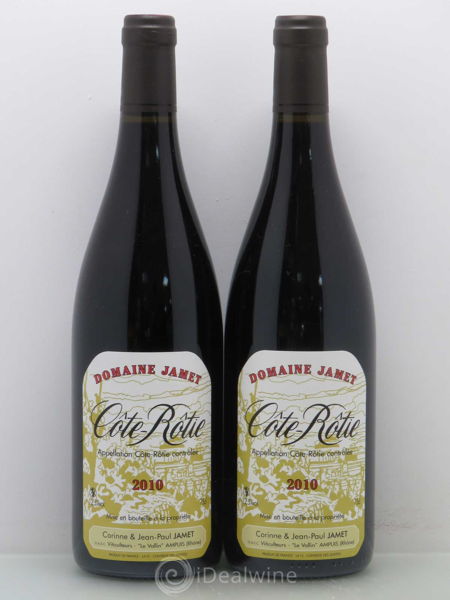 Côte-Rôtie Jamet (Domaine) 2010 - Lot de 2 bouteilles - 0
