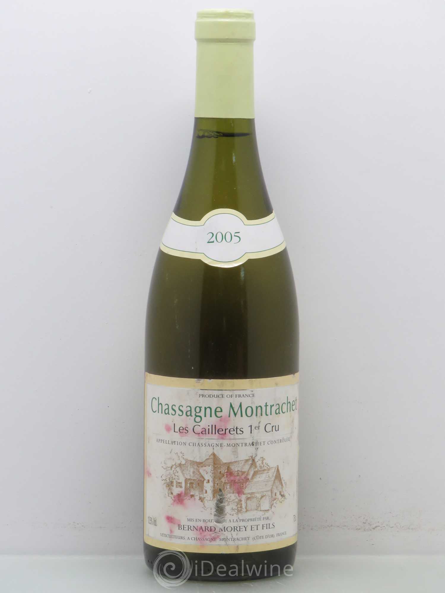 Chassagne-Montrachet 1er Cru Les Caillerets Bernard Morey 2005 - Lot de 1 bouteille - 0