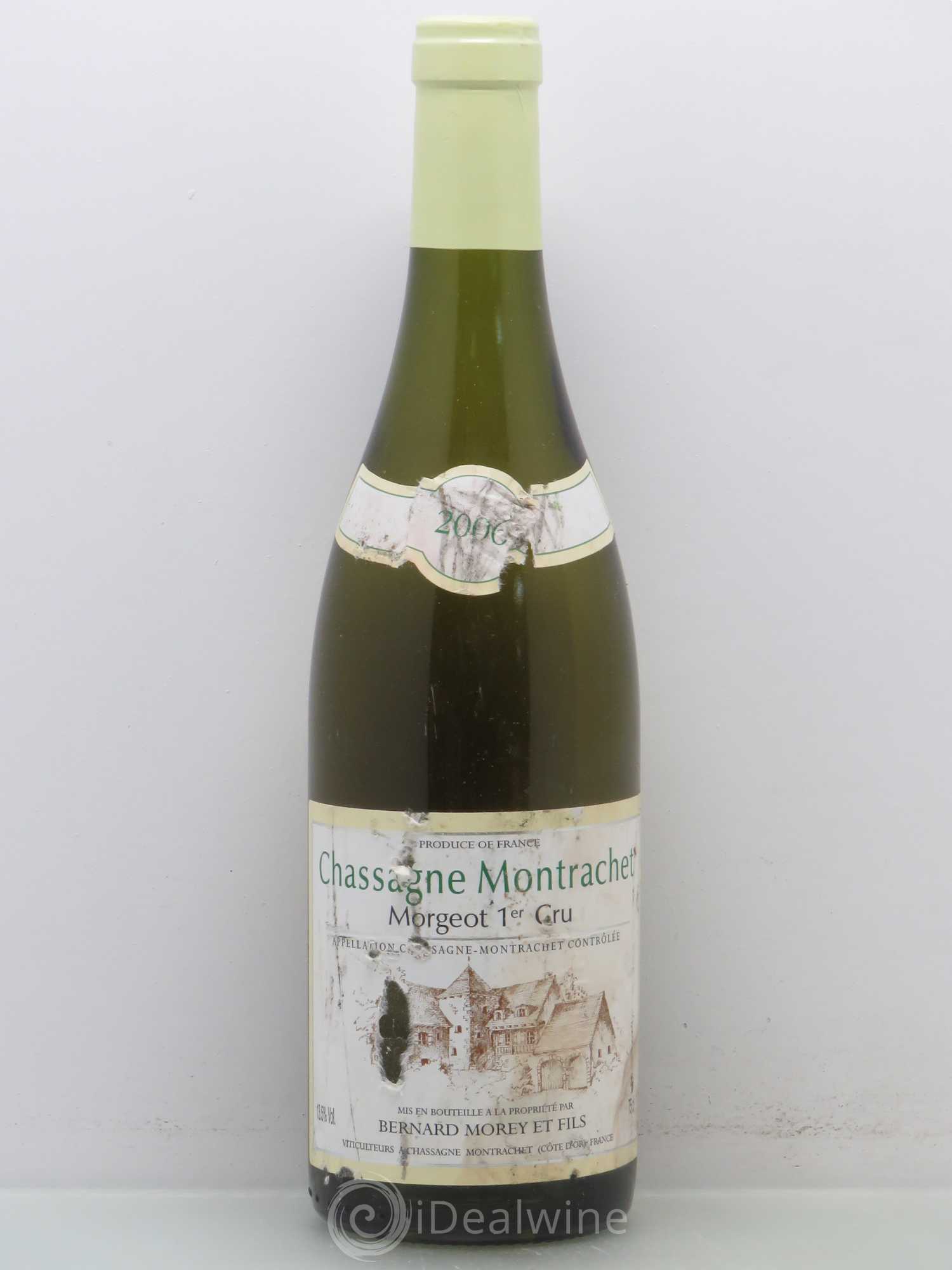 Chassagne-Montrachet 1er Cru Morgeot Bernard Morey 2006 - Posten von 1 Flasche - 0