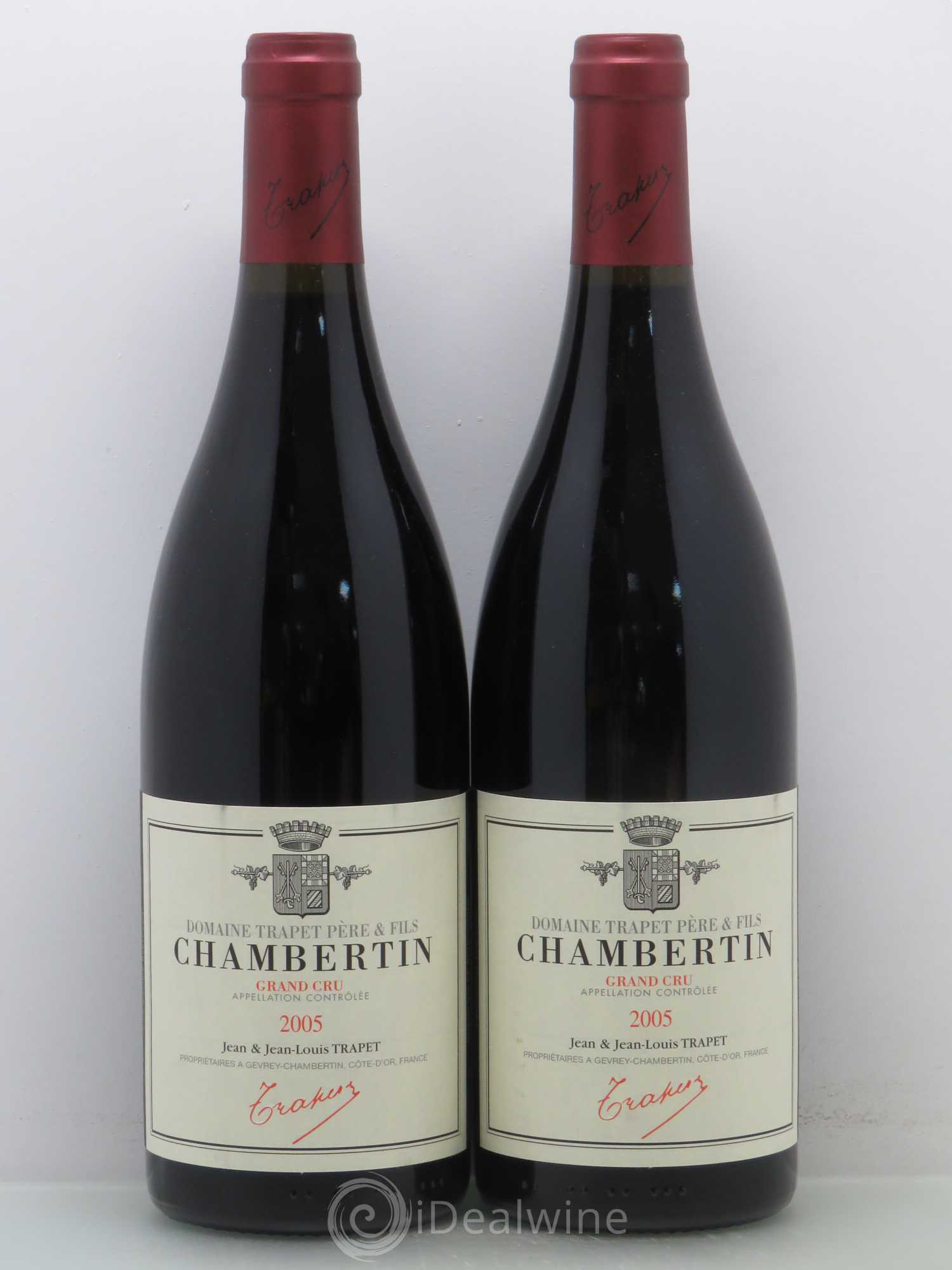 Chambertin Grand Cru Domaine Trapet 2005 - Lot de 2 bouteilles - 0