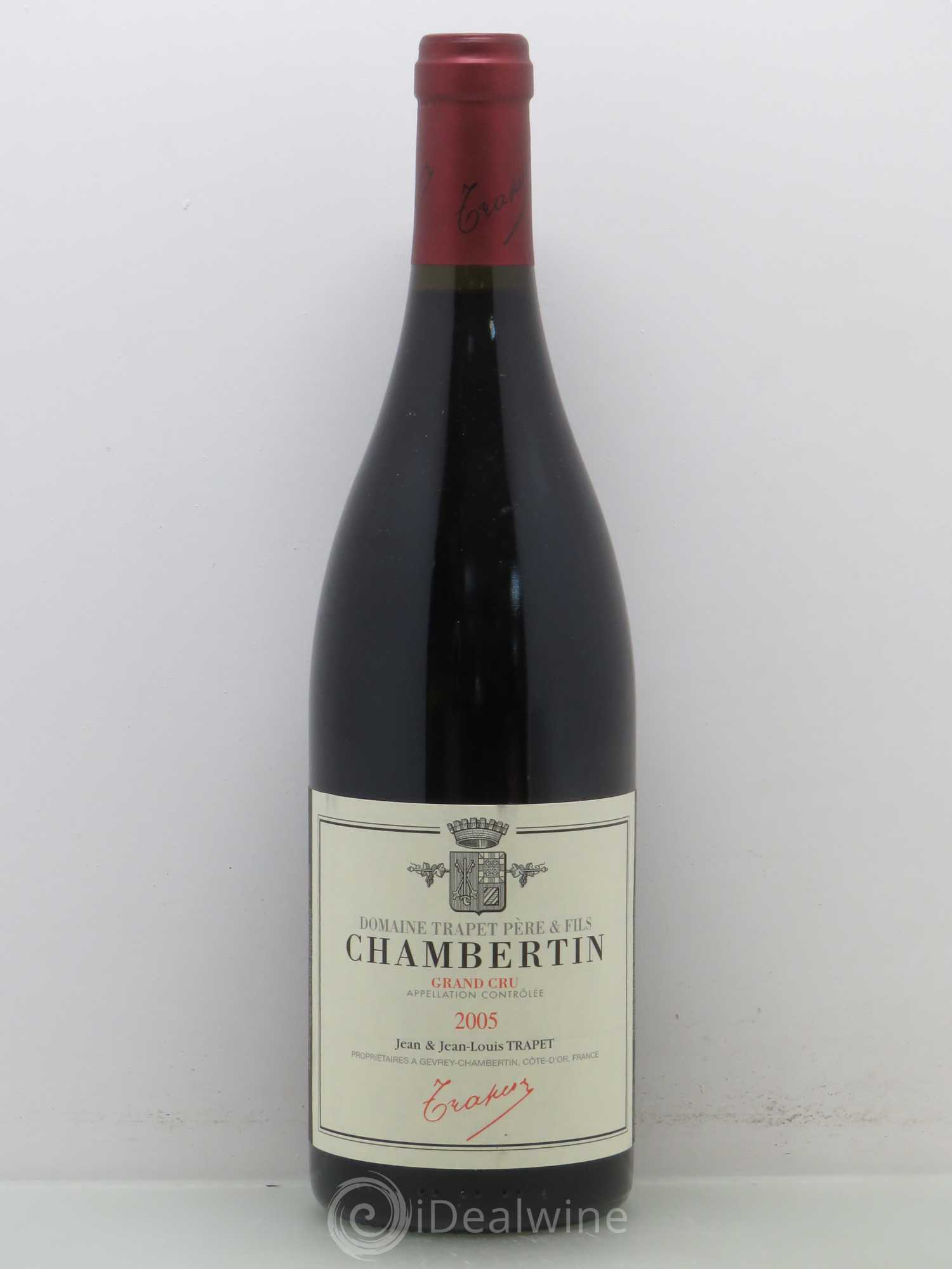 Chambertin Grand Cru Domaine Trapet 2005 - Lot de 1 bouteille - 0