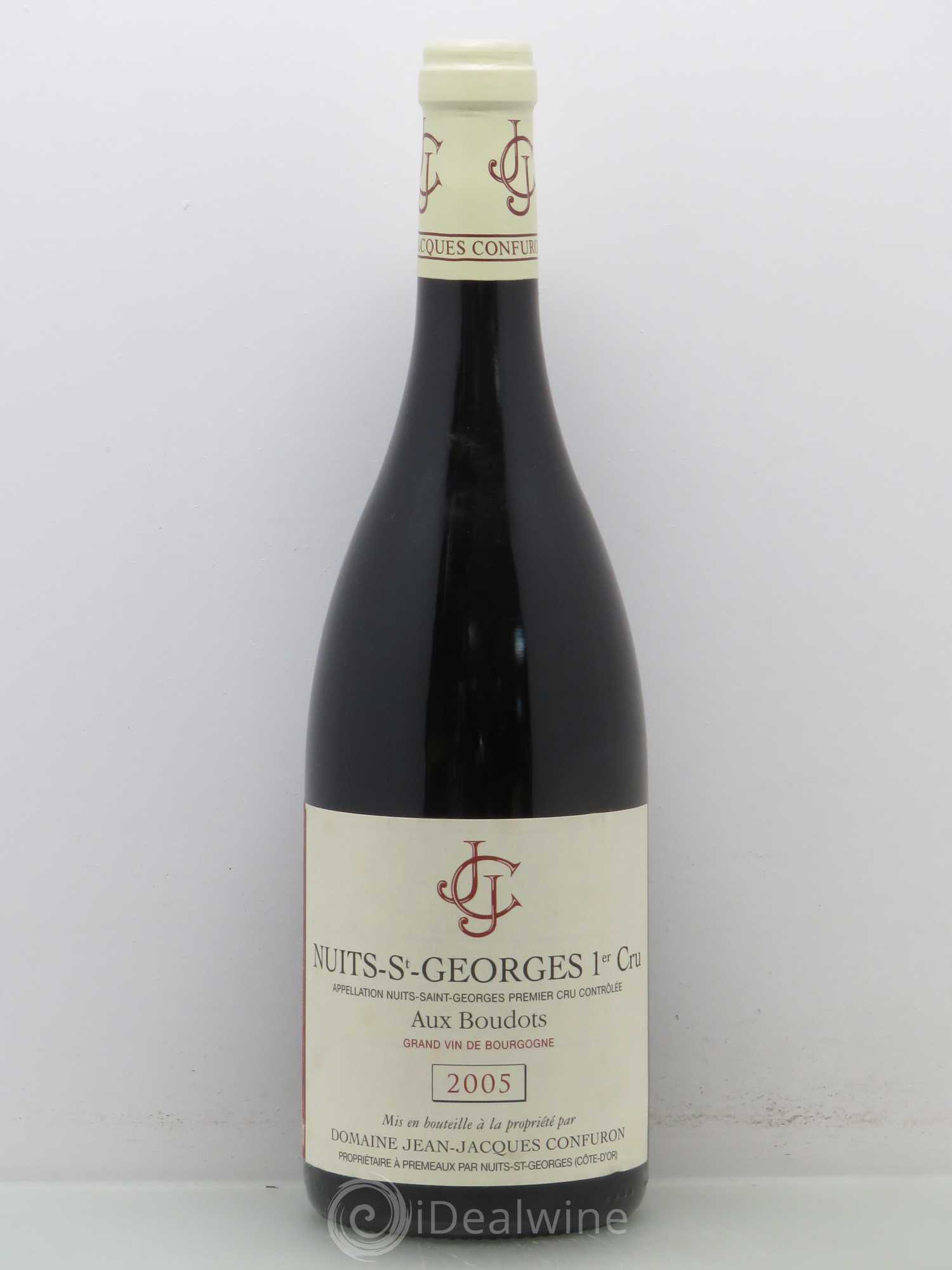 Nuits-Saint-Georges 1er Cru Aux Boudots Jean-Jacques Confuron 2005 - Lot de 1 bouteille - 0