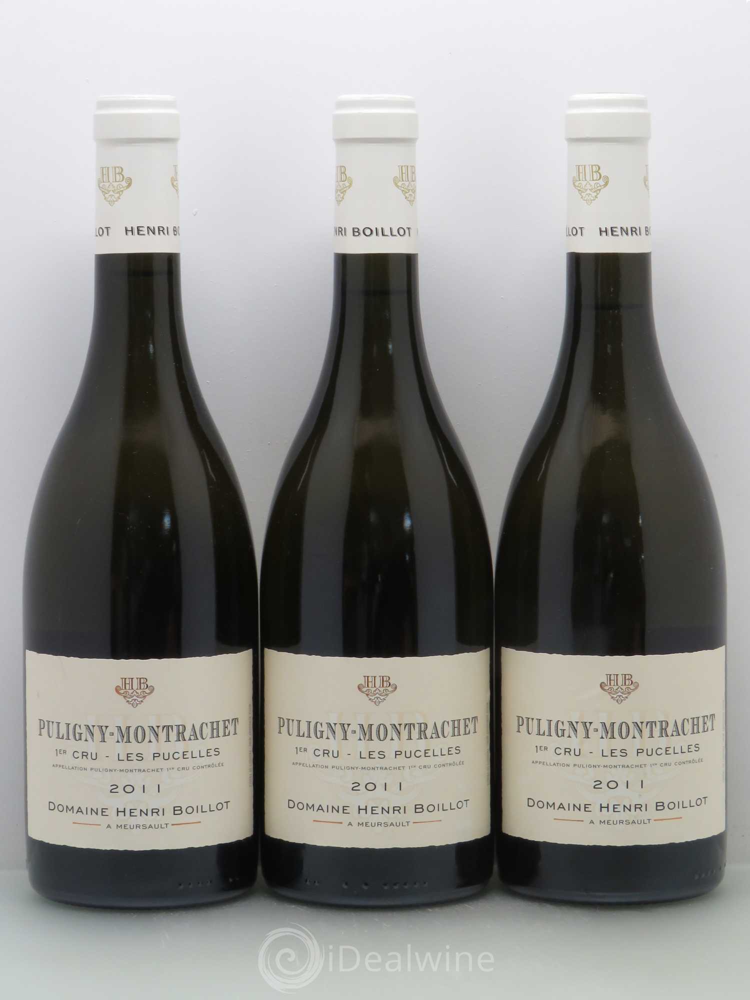 Puligny-Montrachet 1er Cru Les Pucelles Henri Boillot 2011 - Posten von 3 Flaschen - 0