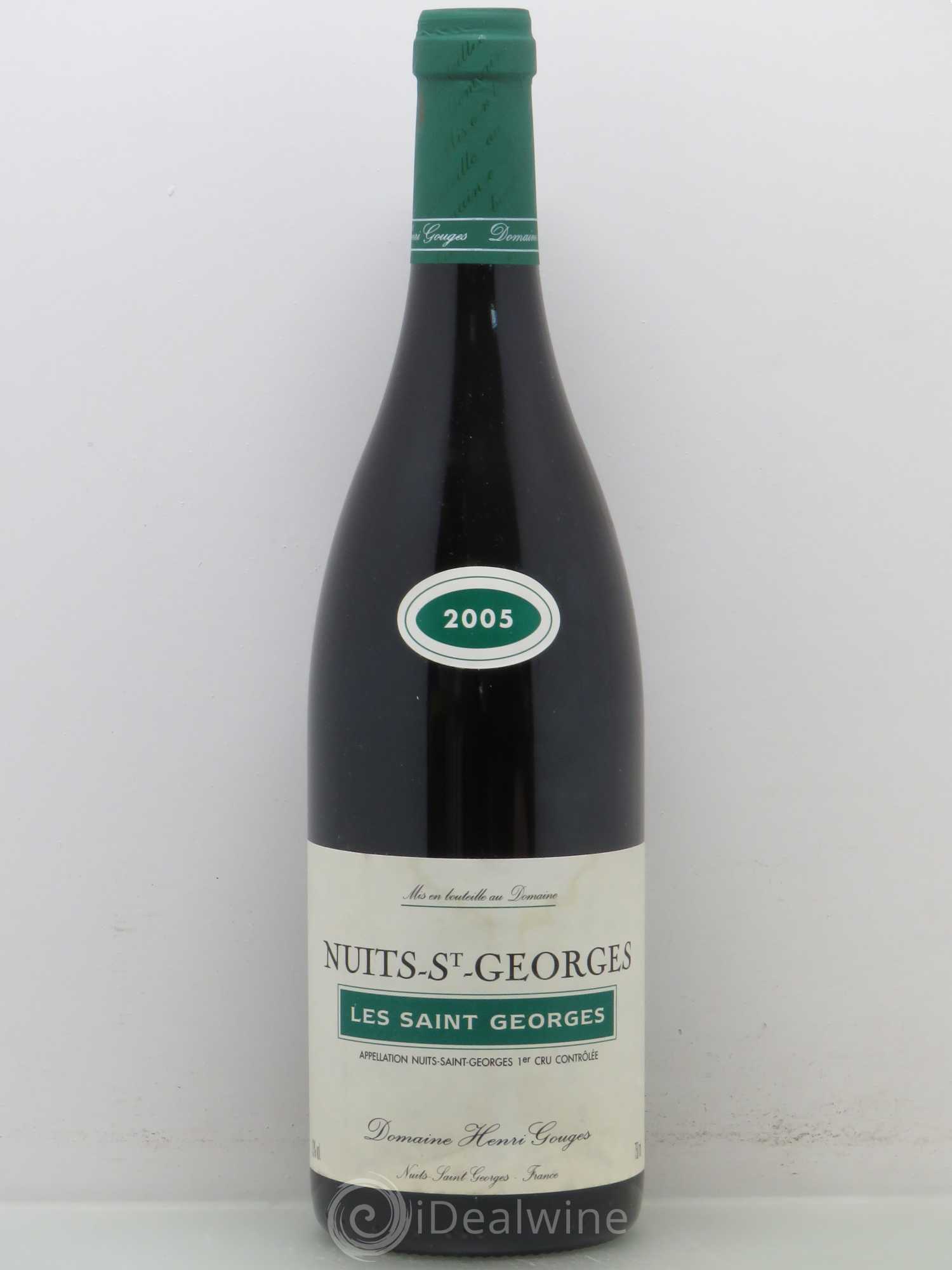 Nuits-Saint-Georges 1er Cru Les Saints Georges Henri Gouges 2005 - Posten von 1 Flasche - 0