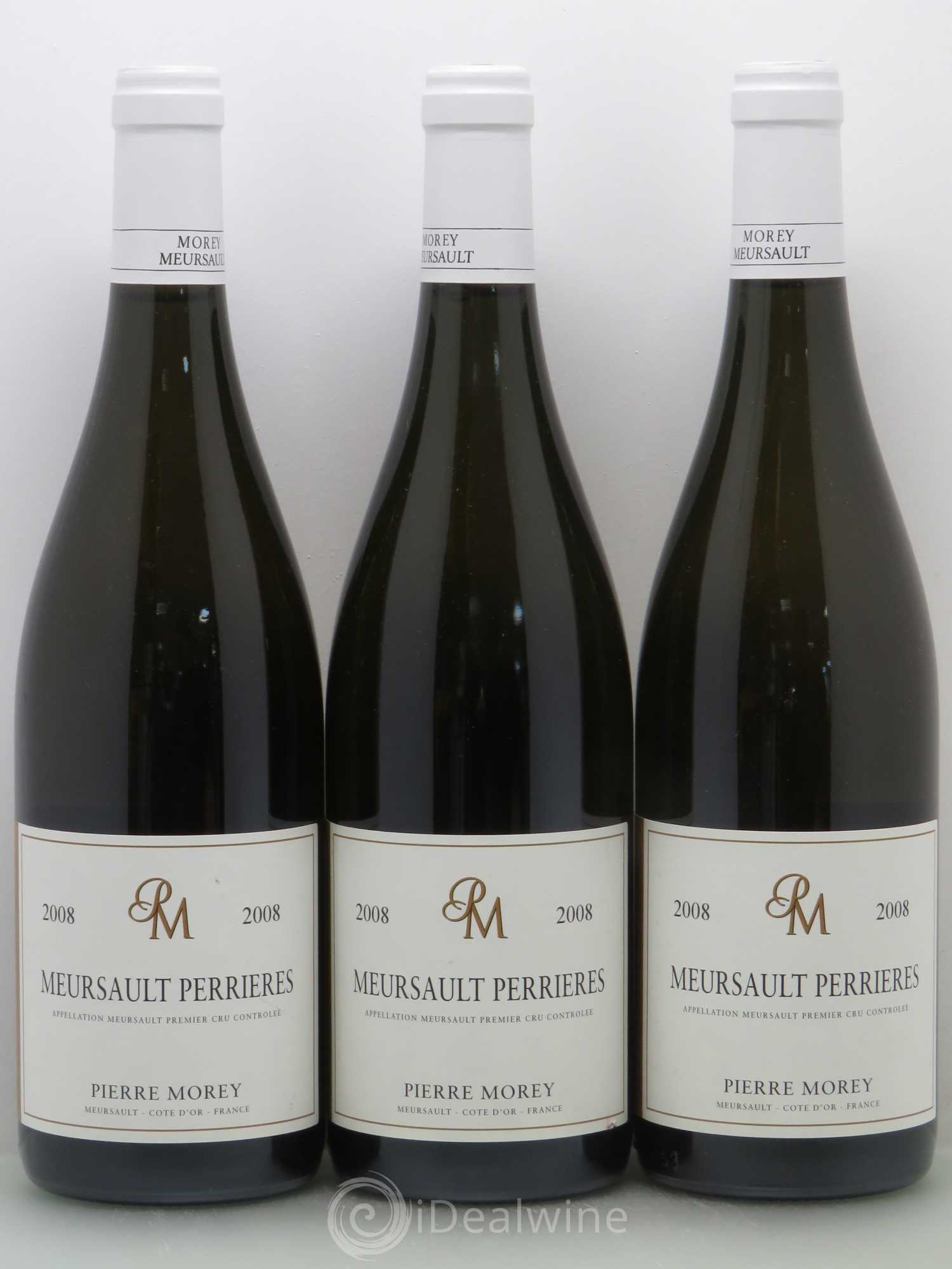 Meursault 1er Cru Perrières Pierre Morey (Domaine) 2008 - Lot de 3 bouteilles - 0