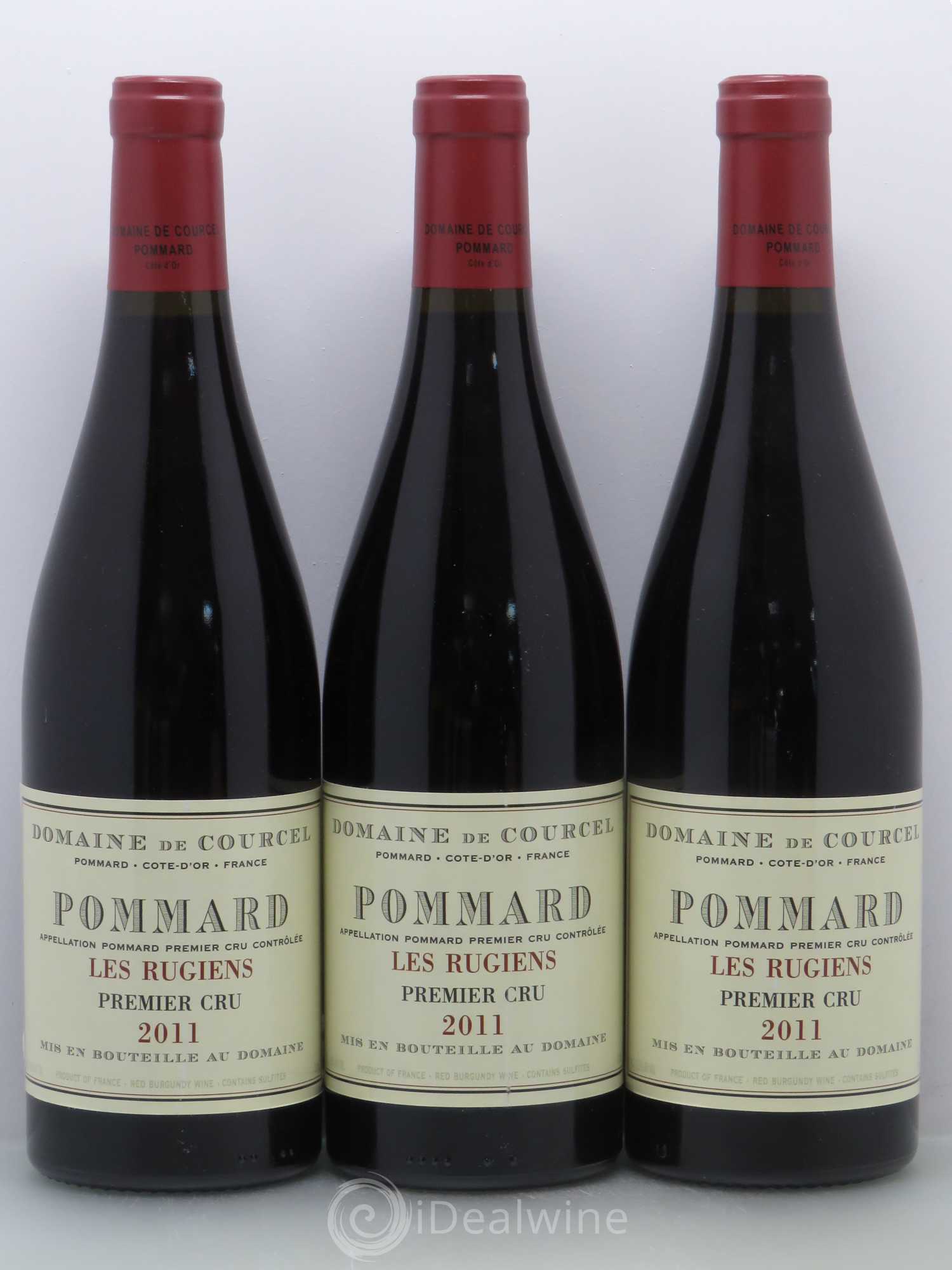 Pommard 1er Cru Les Rugiens de Courcel (Domaine) 2011 - Lot de 3 bouteilles - 0