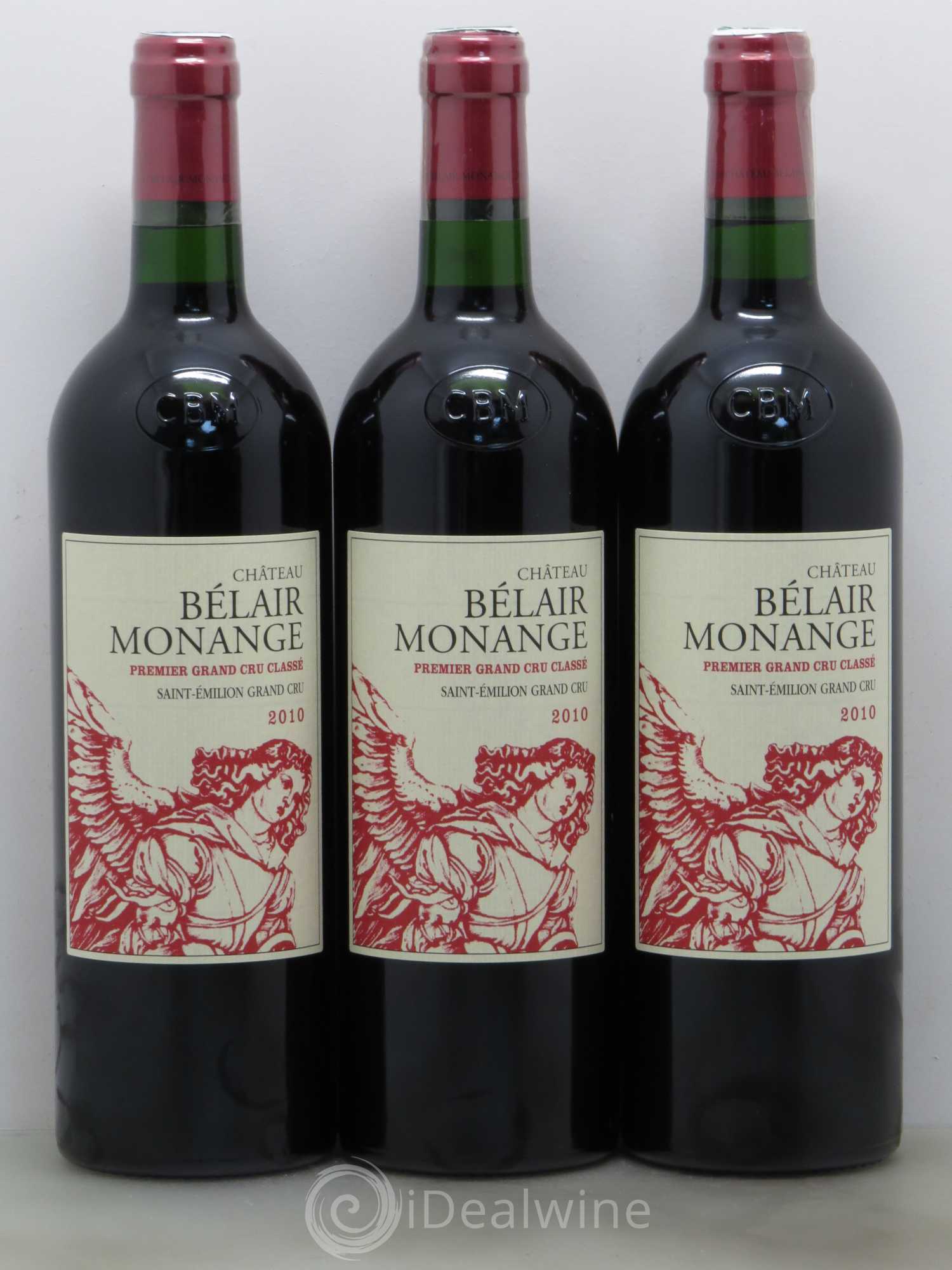 Château Belair (Belair-Monange) 1er Grand Cru Classé B 2010 - Lot de 6 bouteilles - 1