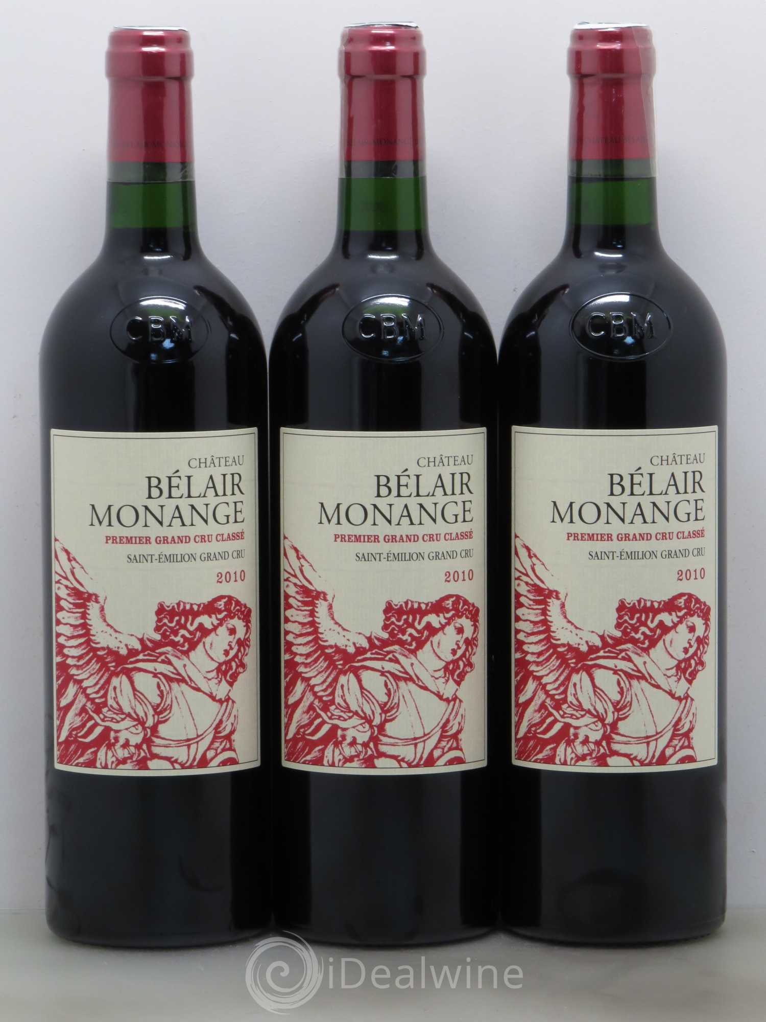 Château Belair (Belair-Monange) 1er Grand Cru Classé B 2010 - Lot de 6 bouteilles - 2