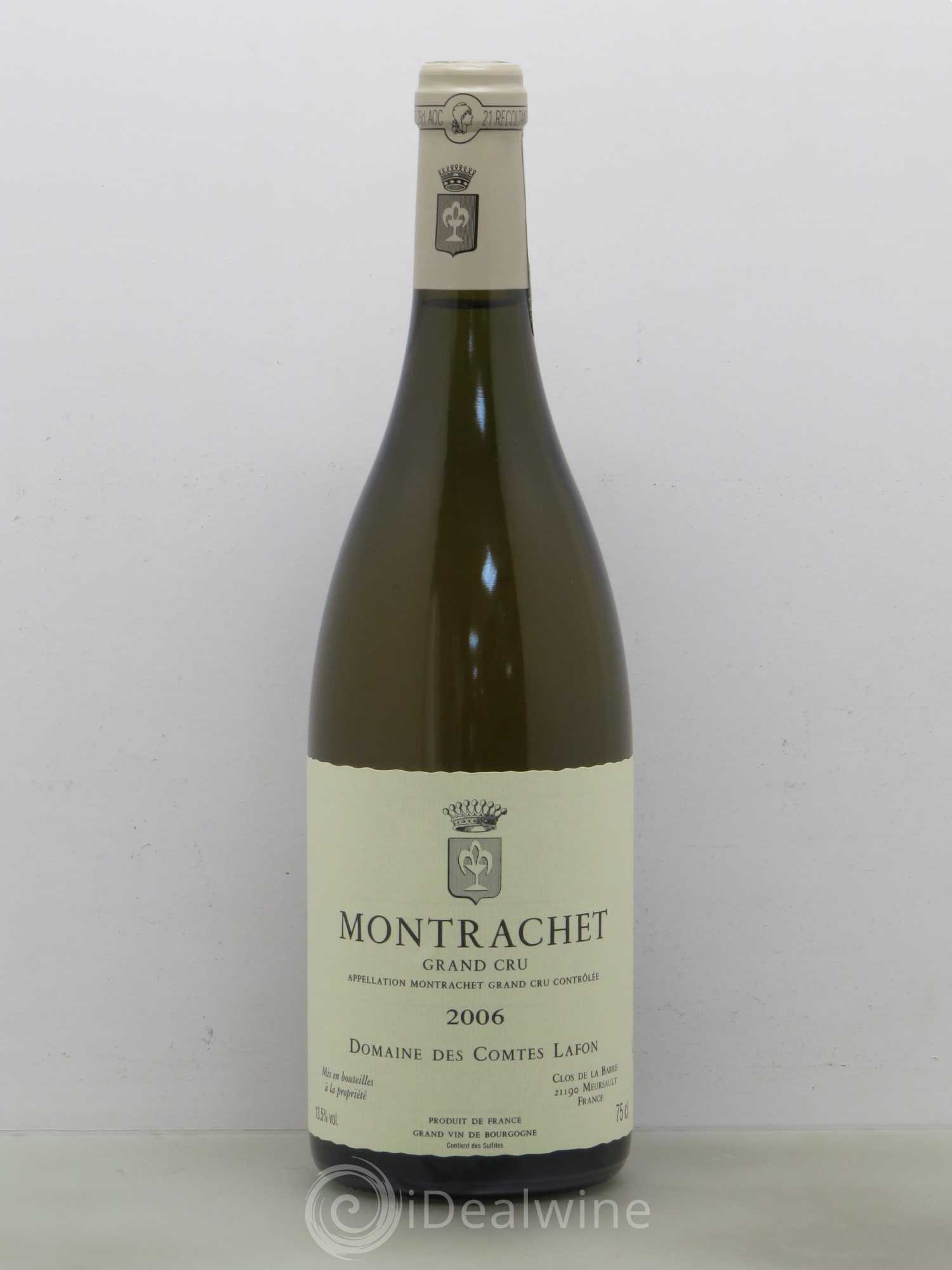 Montrachet Grand Cru Comtes Lafon (Domaine des) 2006 - Lot de 1 bouteille - 0