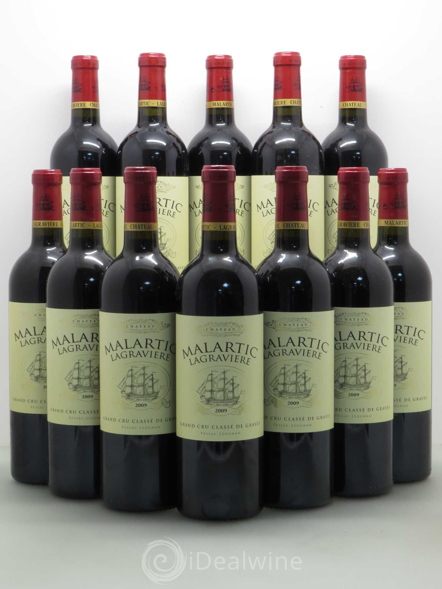 Château Malartic-Lagravière Cru Classé de Graves 2009 - Lot de 12 bouteilles - 0
