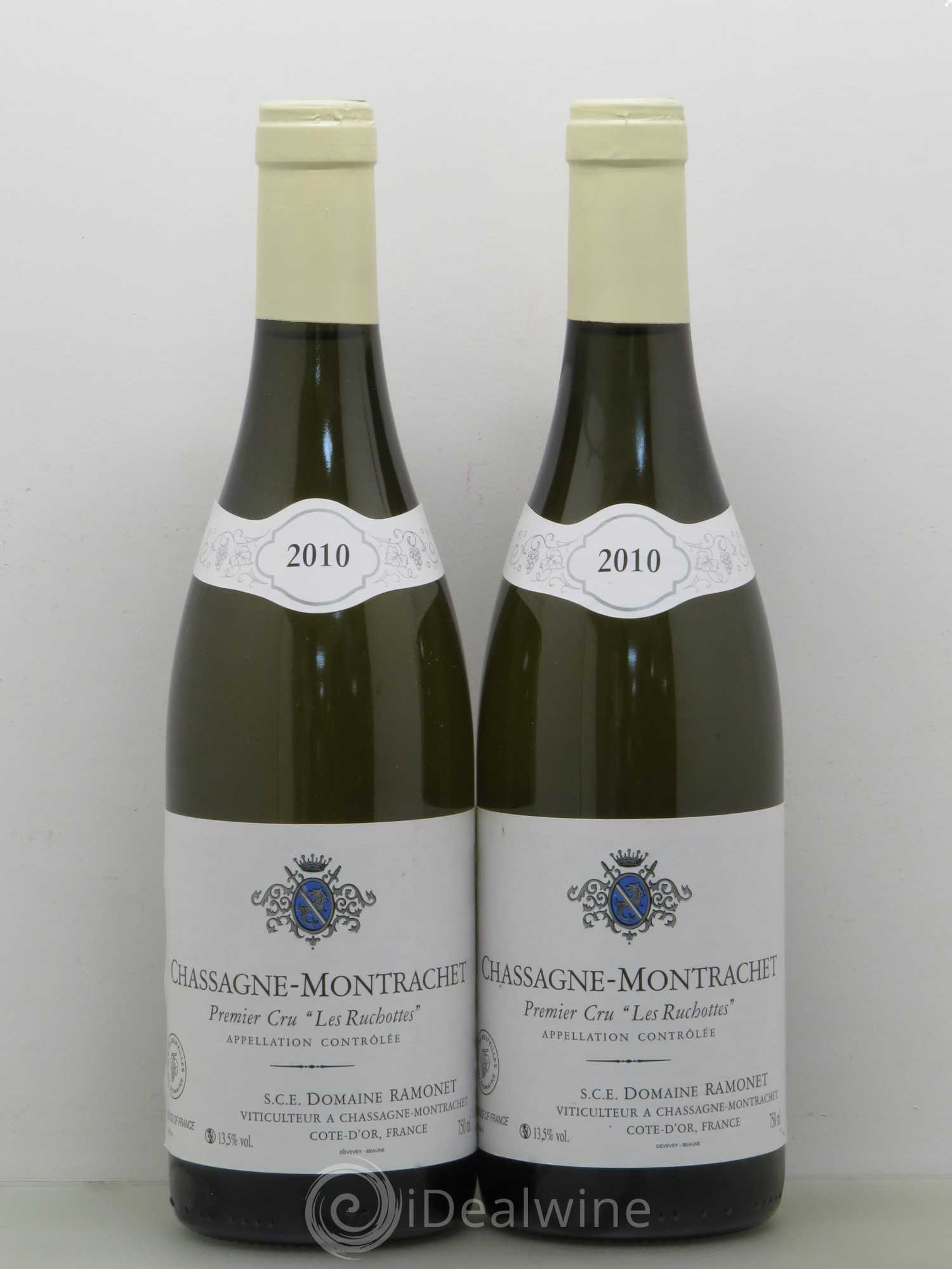 Chassagne-Montrachet 1er Cru Les Ruchottes Ramonet (Domaine) 2010 - Lot de 2 bouteilles - 0
