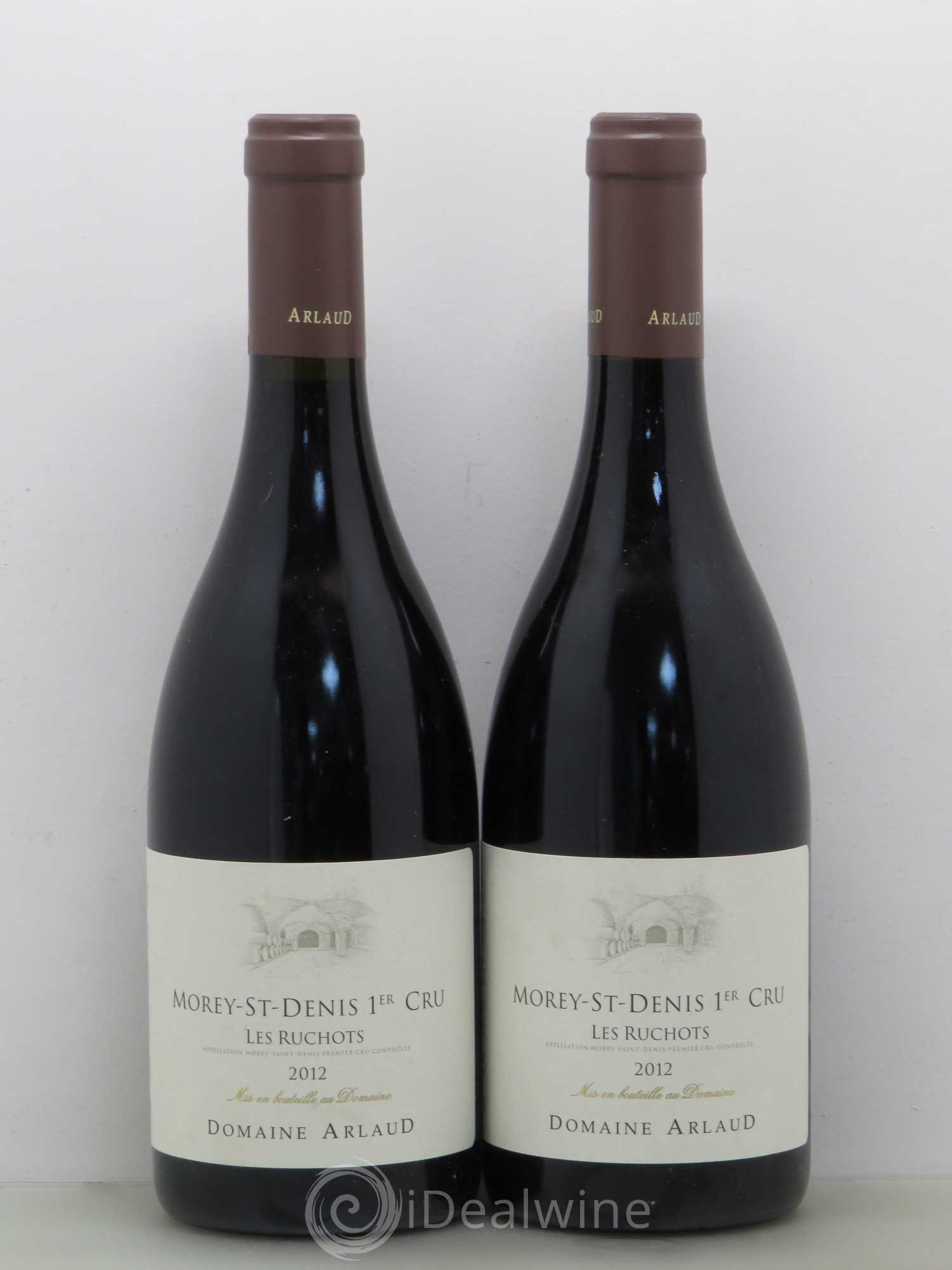 Morey-Saint-Denis 1er Cru Les Ruchots Arlaud 2012 - Lot de 2 bouteilles - 0