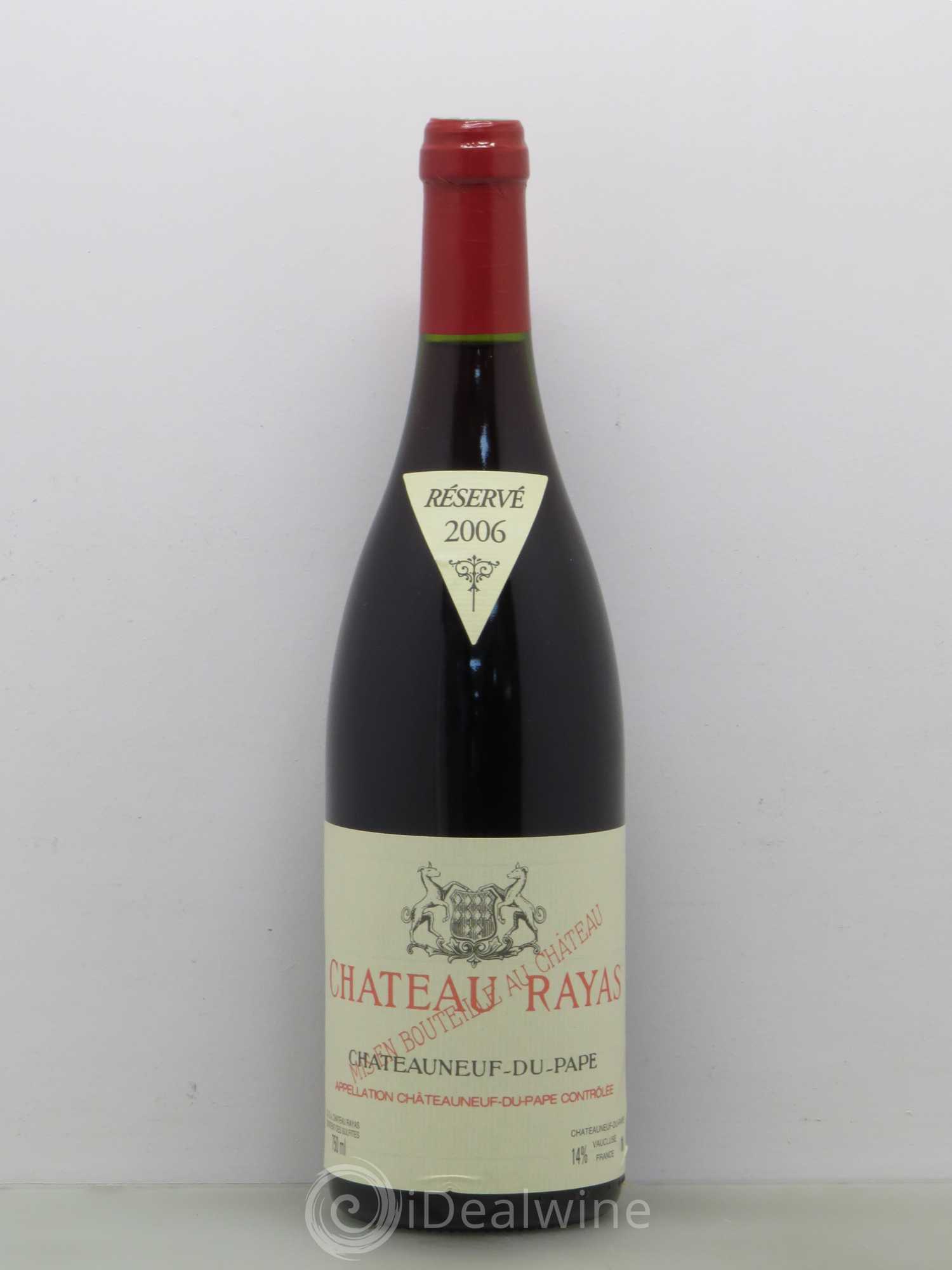 Châteauneuf-du-Pape Château Rayas Emmanuel Reynaud 2006 - Lot de 1 bouteille - 0