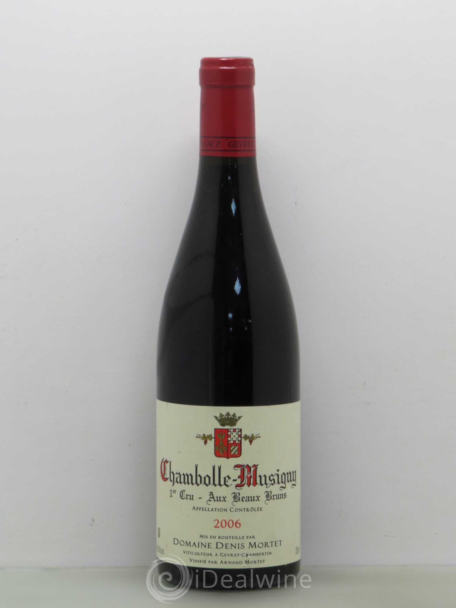 Chambolle-Musigny 1er Cru Aux Beaux Bruns Denis Mortet (Domaine) 2006 - Lot de 1 bouteille - 0