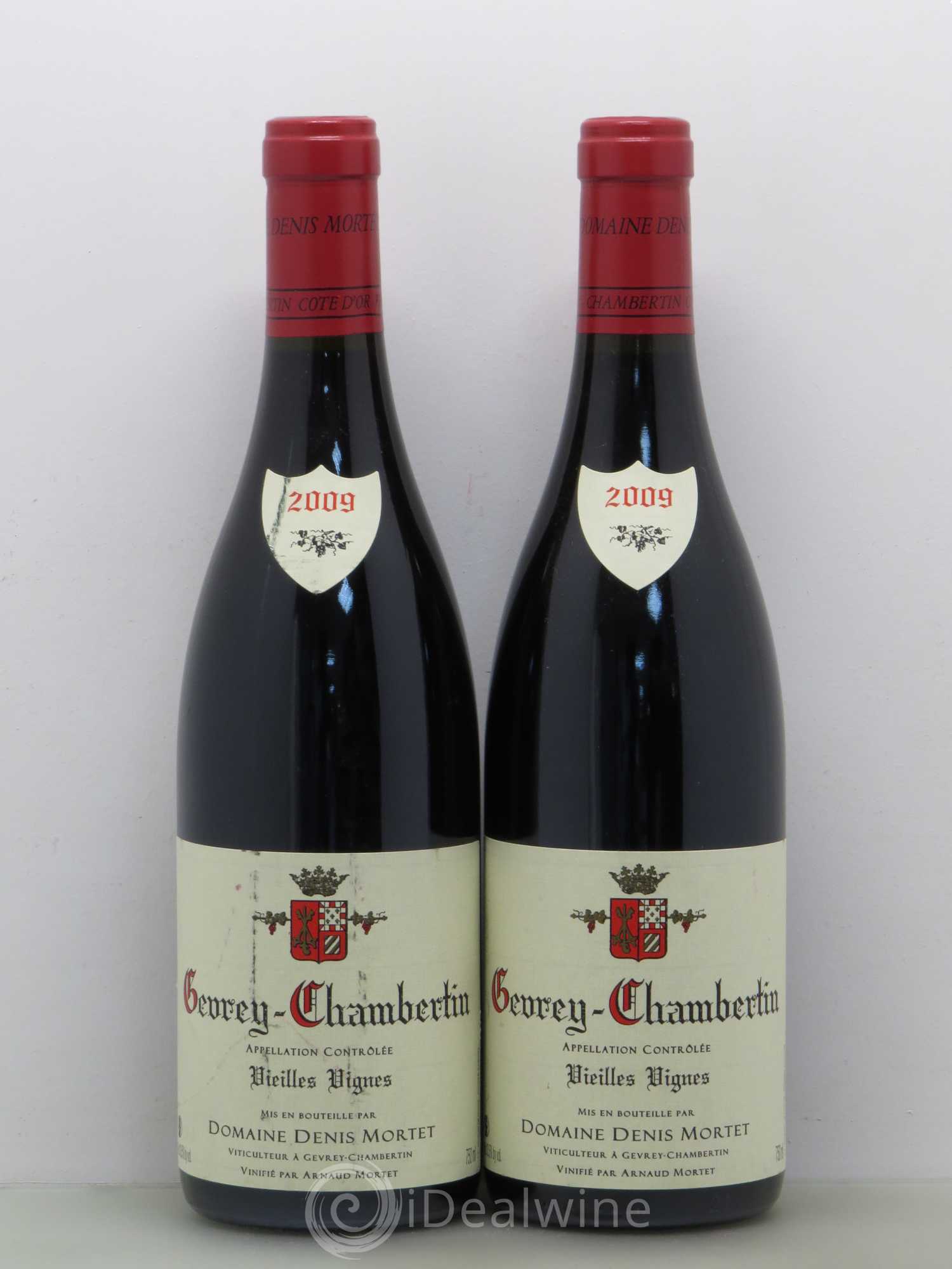 Gevrey-Chambertin Vieilles vignes Denis Mortet (Domaine) 2009 - Lot de 2 bouteilles - 0