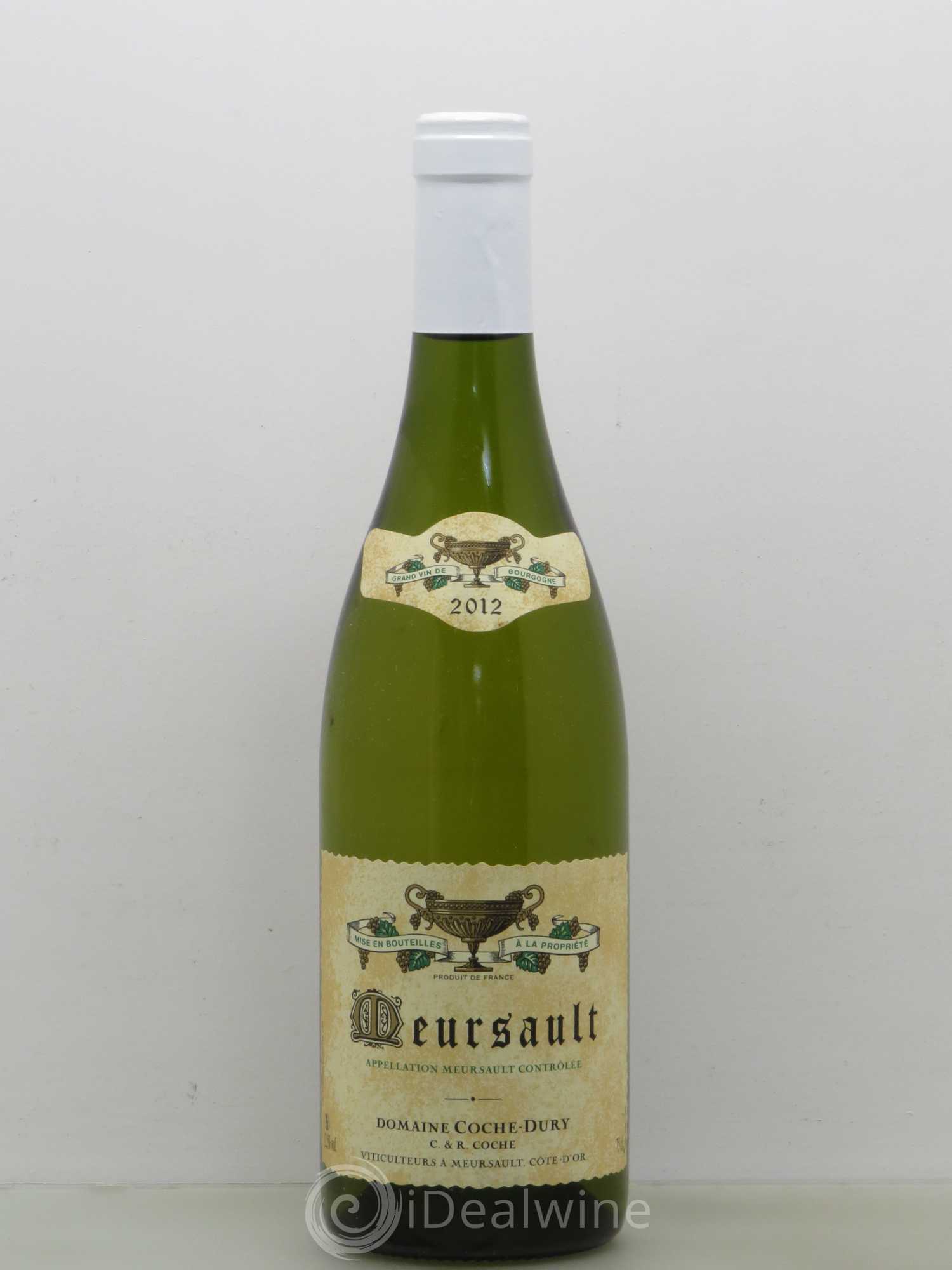 Meursault Coche Dury (Domaine) 2012 - Lot de 1 bouteille - 0