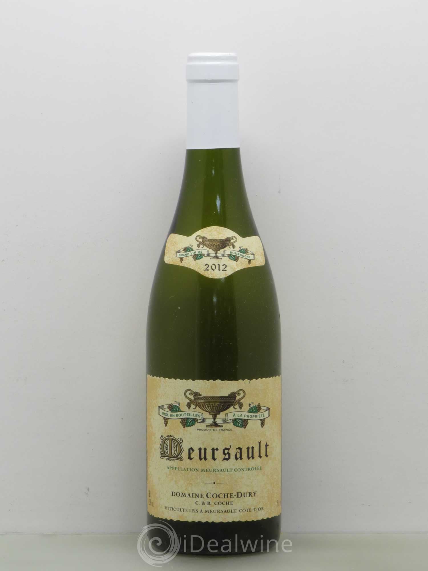Meursault Coche Dury (Domaine) 2012 - Lot de 1 bouteille - 0