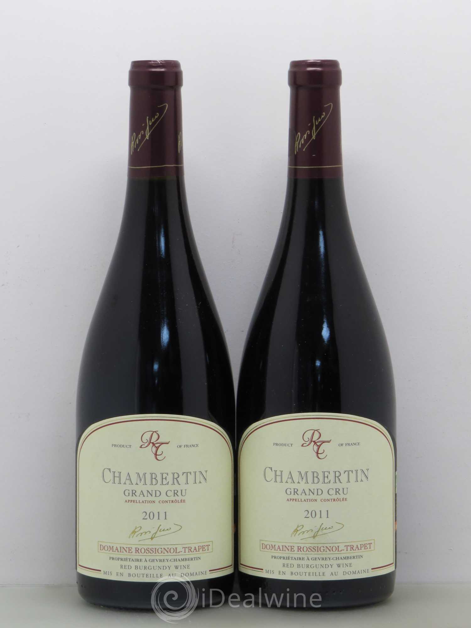 Chambertin Grand Cru Rossignol-Trapet (Domaine) 2011 - Lot de 2 bouteilles - 0