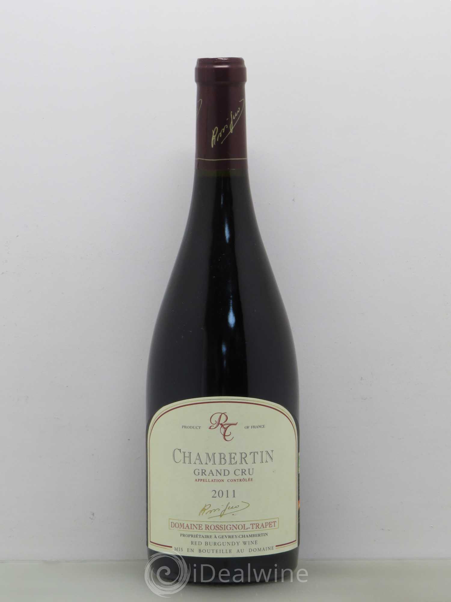 Chambertin Grand Cru Rossignol-Trapet (Domaine) 2011 - Lot de 1 bouteille - 0
