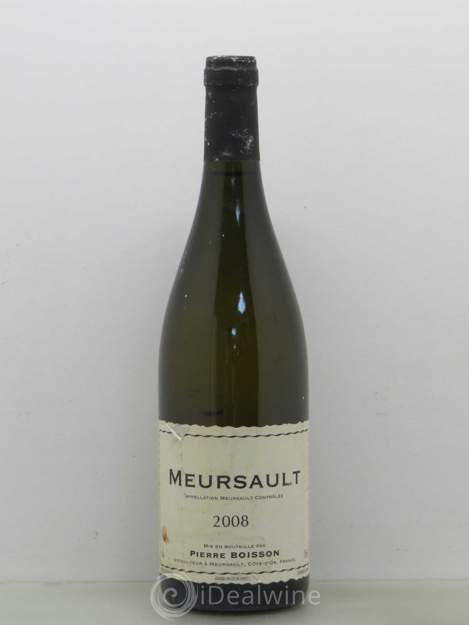Meursault Boisson 2008 - Lot de 1 bouteille - 0