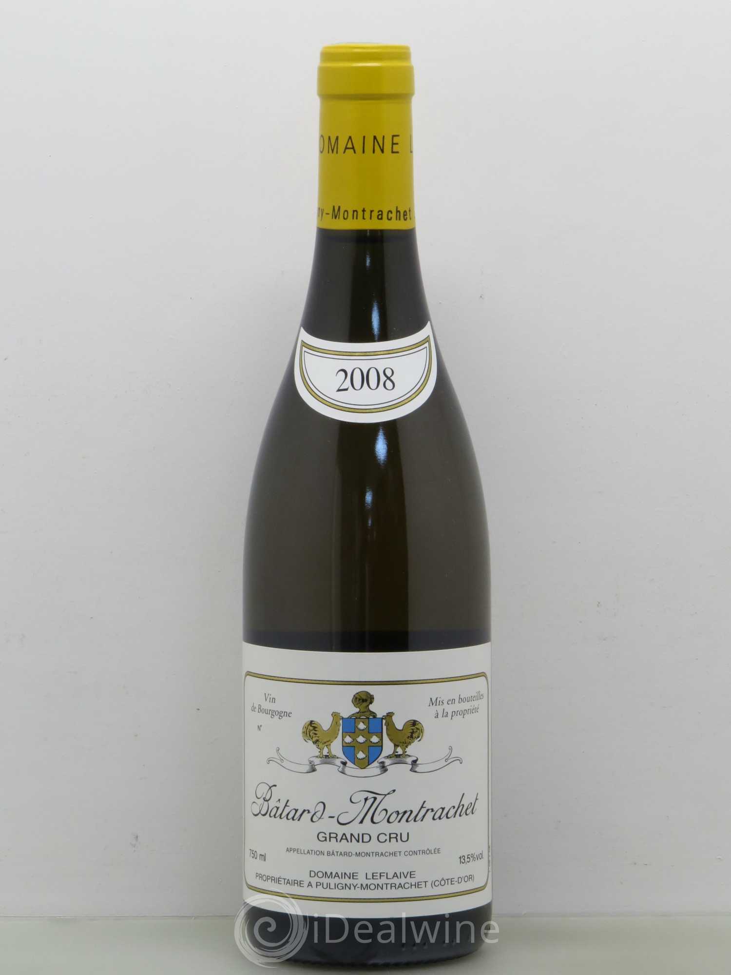 Bâtard-Montrachet Grand Cru Leflaive (Domaine) 2008 - Lot de 1 bouteille - 0