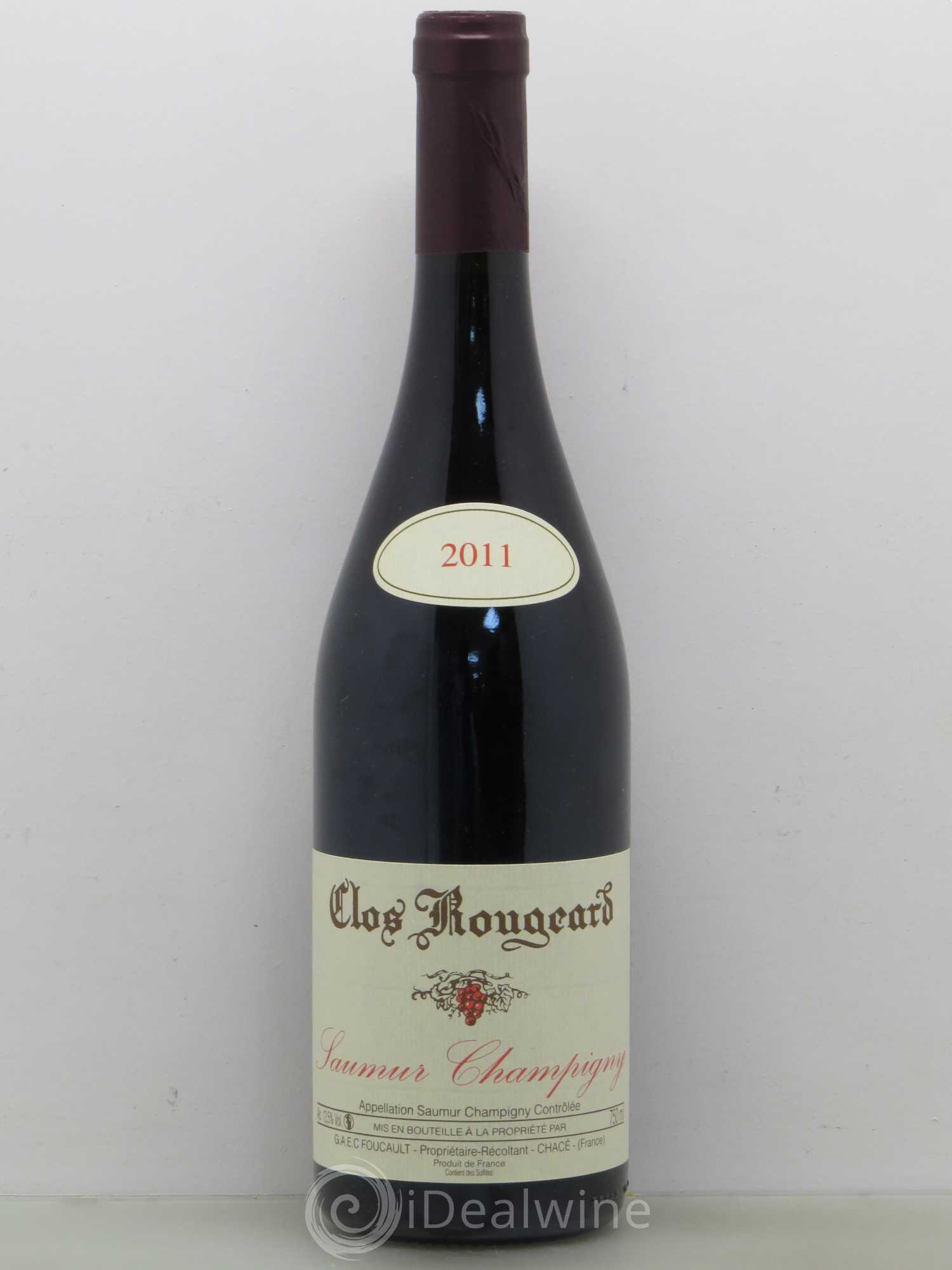 Saumur-Champigny Clos Rougeard 2011 - Lot de 1 bouteille - 0
