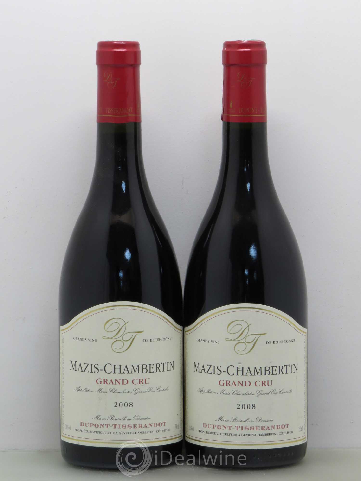 Mazis-Chambertin Grand Cru Dupont-Tisserandot (Domaine) 2008 - Lotto di 2 bottiglie - 0