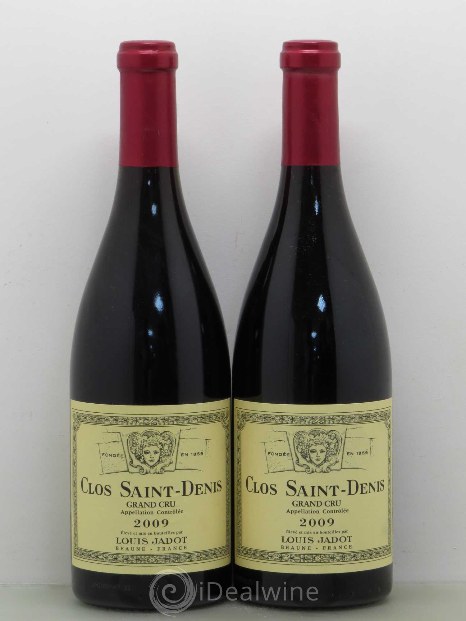 Clos Saint-Denis Grand Cru Maison Louis Jadot 2009 - Lot de 2 bouteilles - 0