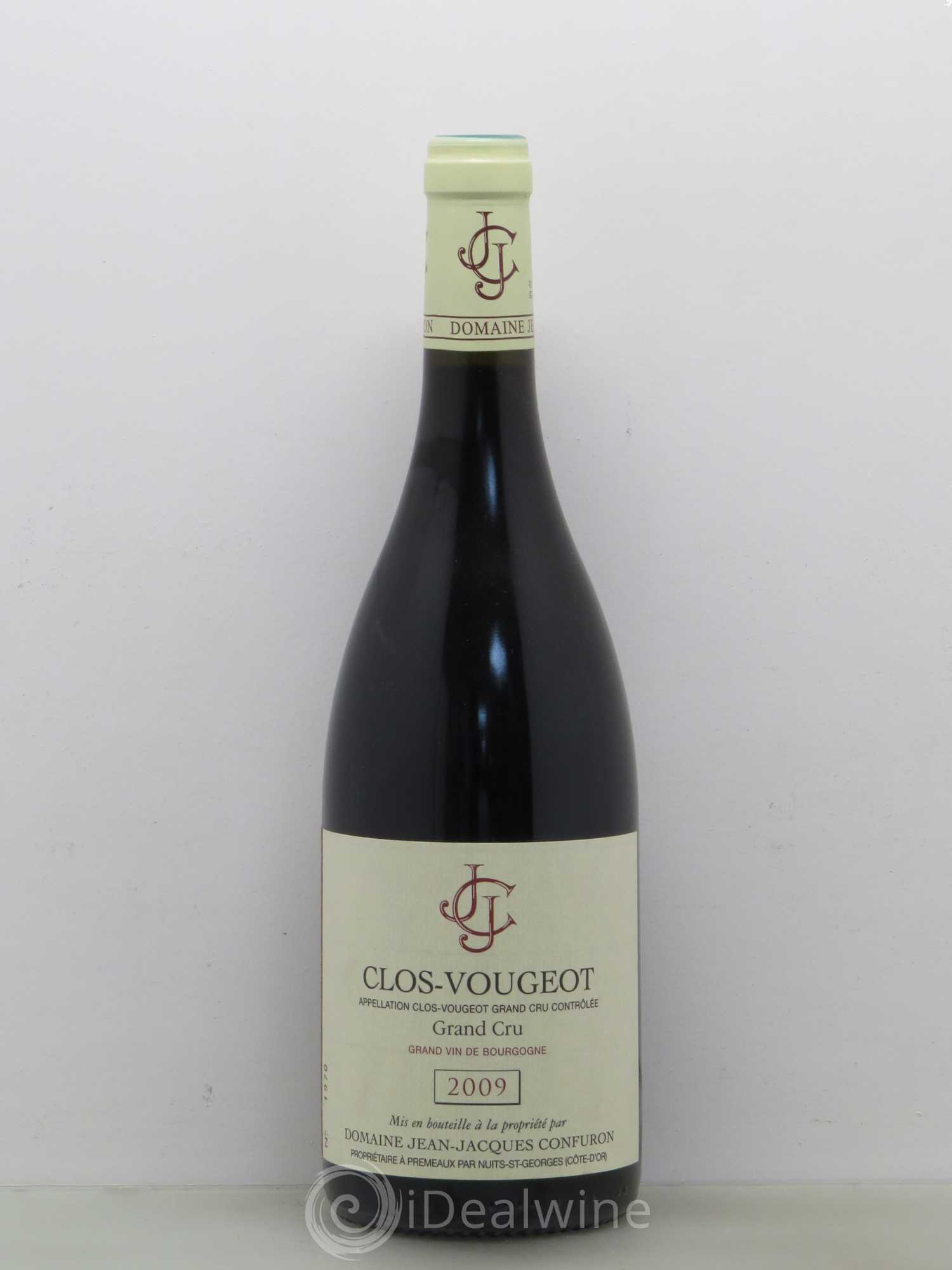 Clos de Vougeot Grand Cru Jean-Jacques Confuron 2009 - Lot de 1 bouteille - 0