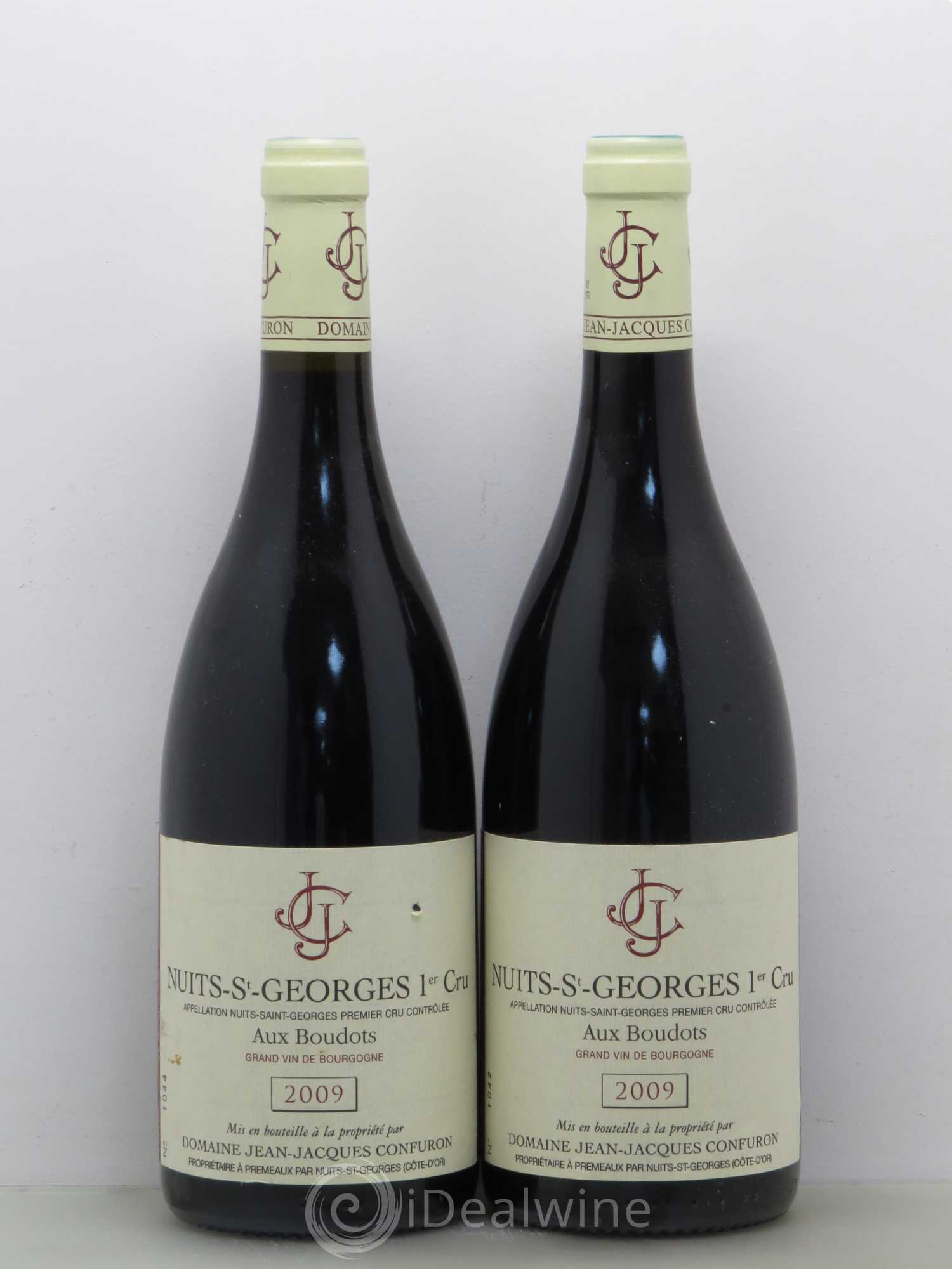 Nuits-Saint-Georges 1er Cru Aux Boudots Jean-Jacques Confuron 2009 - Lot de 2 bouteilles - 0