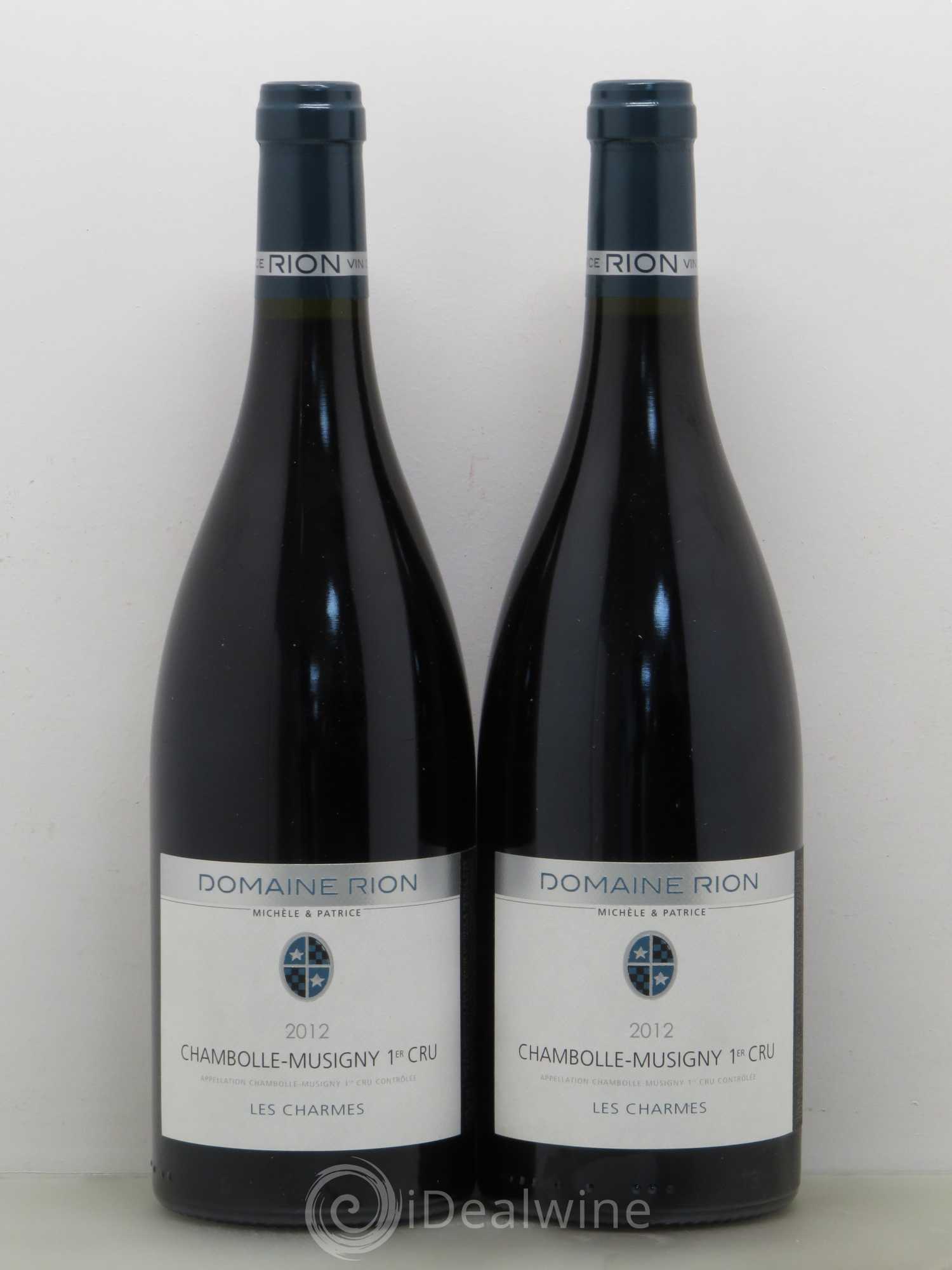 Chambolle-Musigny 1er Cru Les Charmes Rion 2012 - Lot de 2 bouteilles - 0