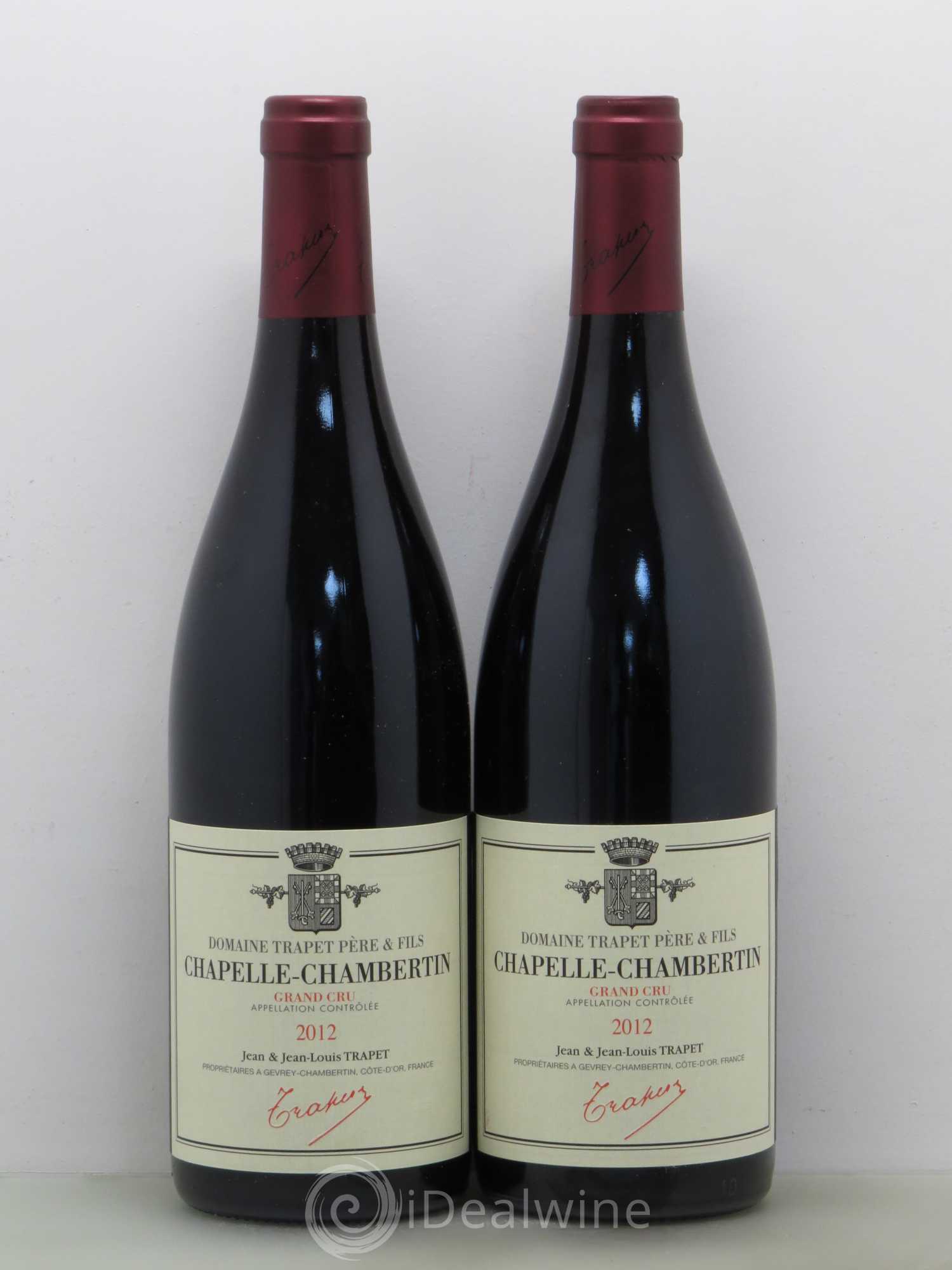 Chapelle-Chambertin Grand Cru Domaine Trapet 2012 - Lot de 2 bouteilles - 0