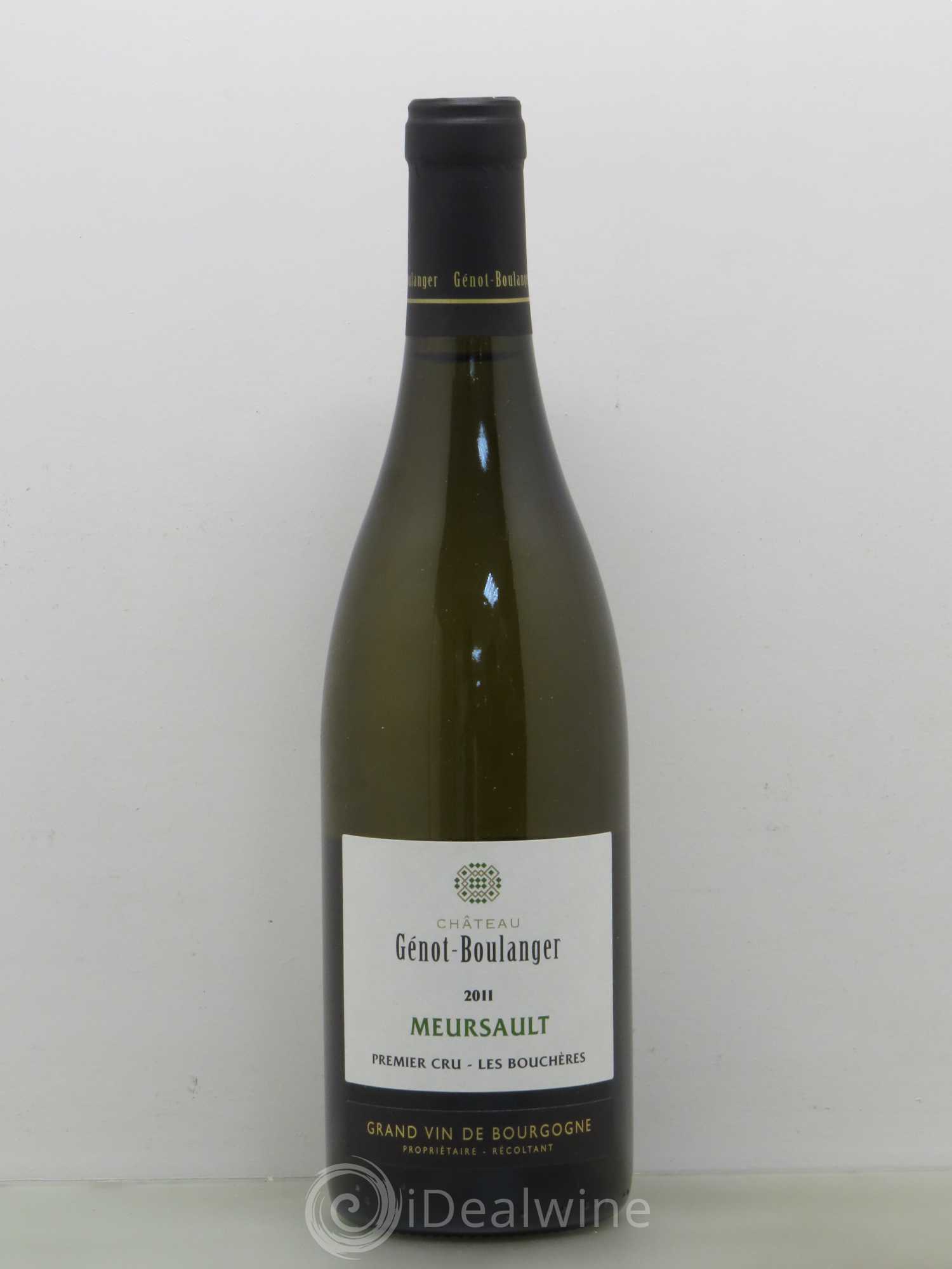 Meursault 1er Cru Les Boucheres Genot Boulanger 2011 - Posten von 1 Flasche - 0