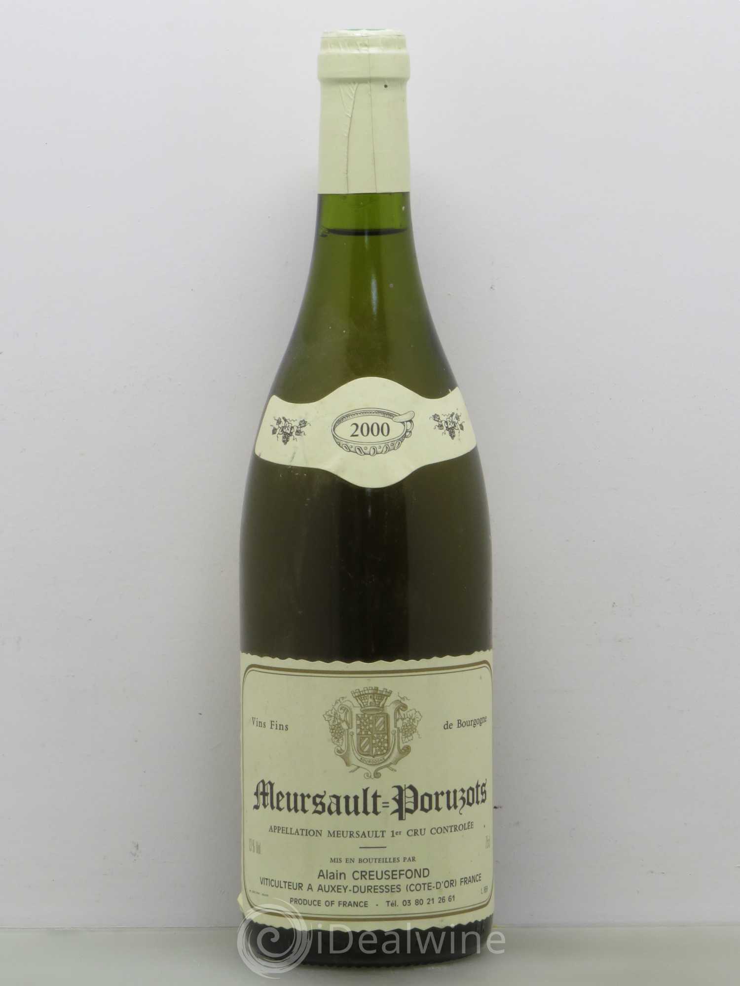 Meursault 1er Cru Poruzots Creusefond 2000 - Posten von 1 Flasche - 0