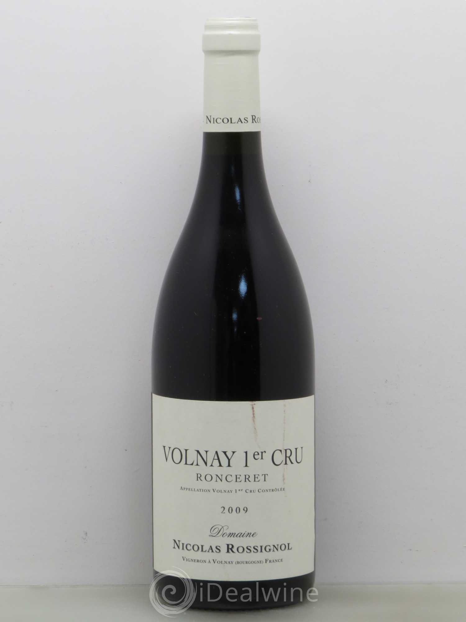 Volnay 1er Cru Ronceret Rossignol 2009 - Posten von 1 Flasche - 0