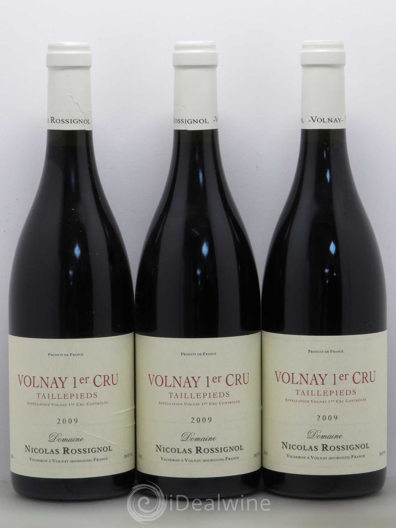 Volnay 1er Cru Taillepieds Rossignol 2009 - Posten von 3 Flaschen - 0