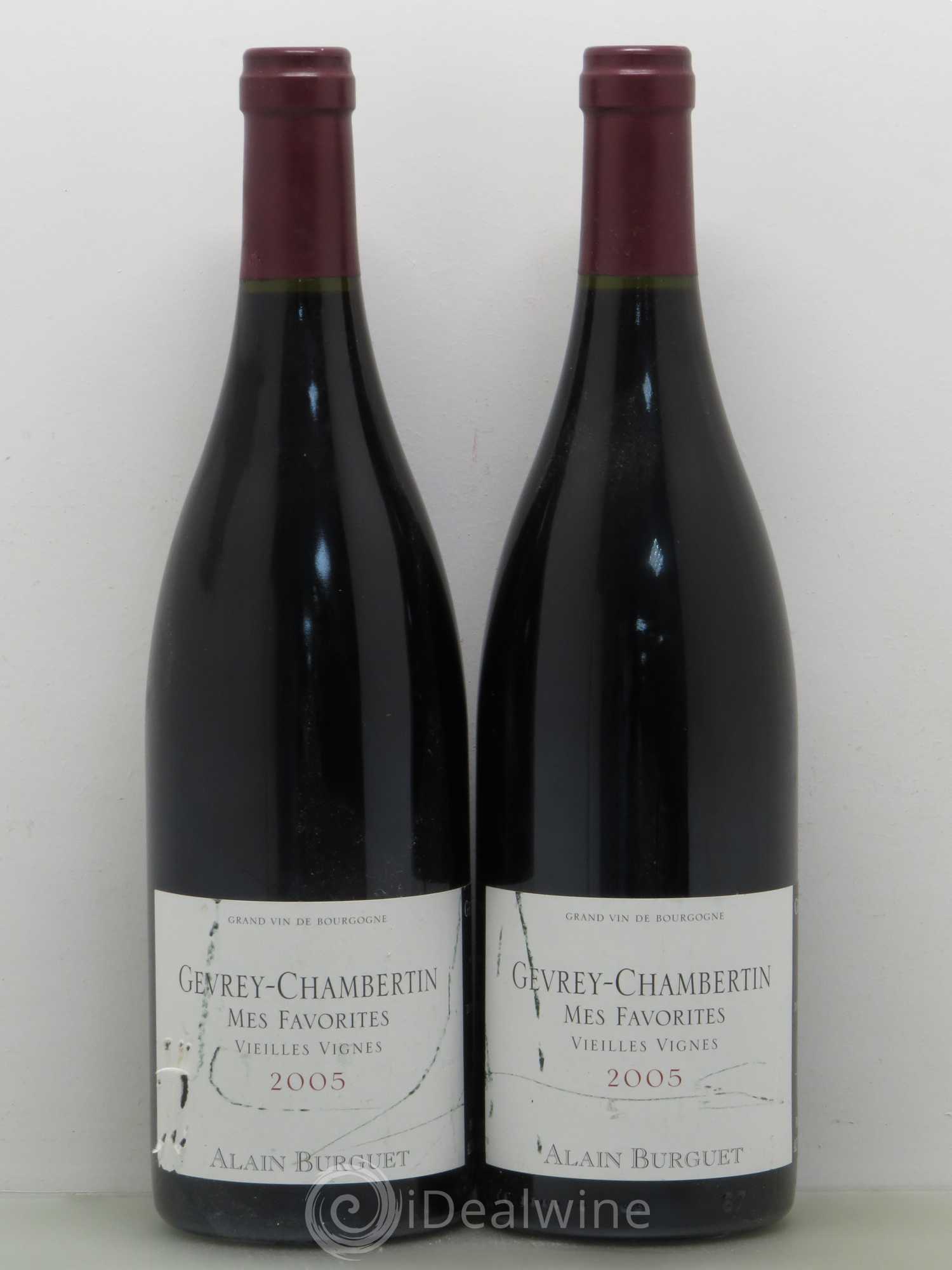 Gevrey-Chambertin Mes Favorites Vieilles Vignes Burguet 2005 - Posten von 2 Flaschen - 0