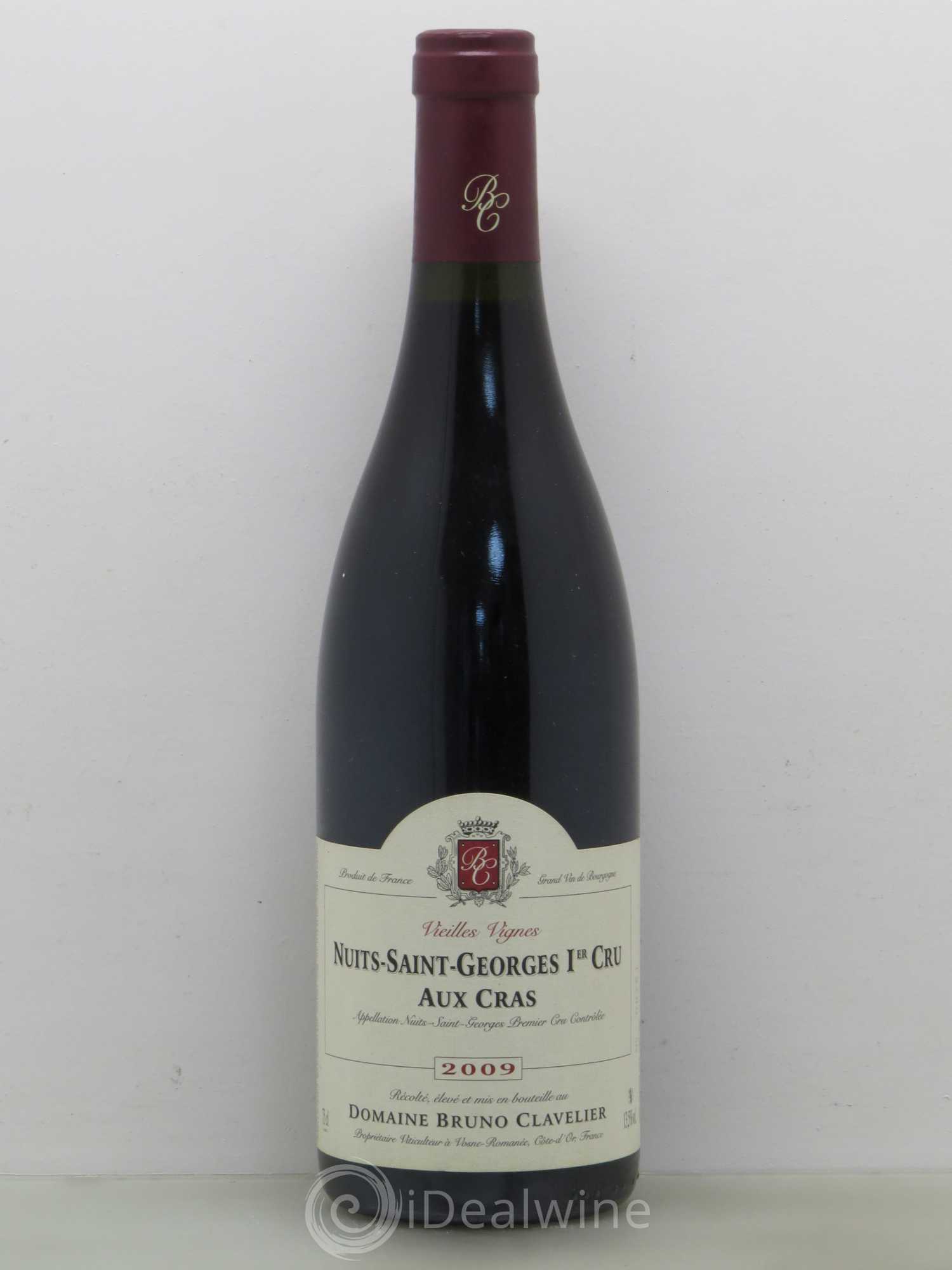 Nuits-Saint-Georges 1er Cru Aux Cras Clavelier 2009 - Posten von 1 Flasche - 0