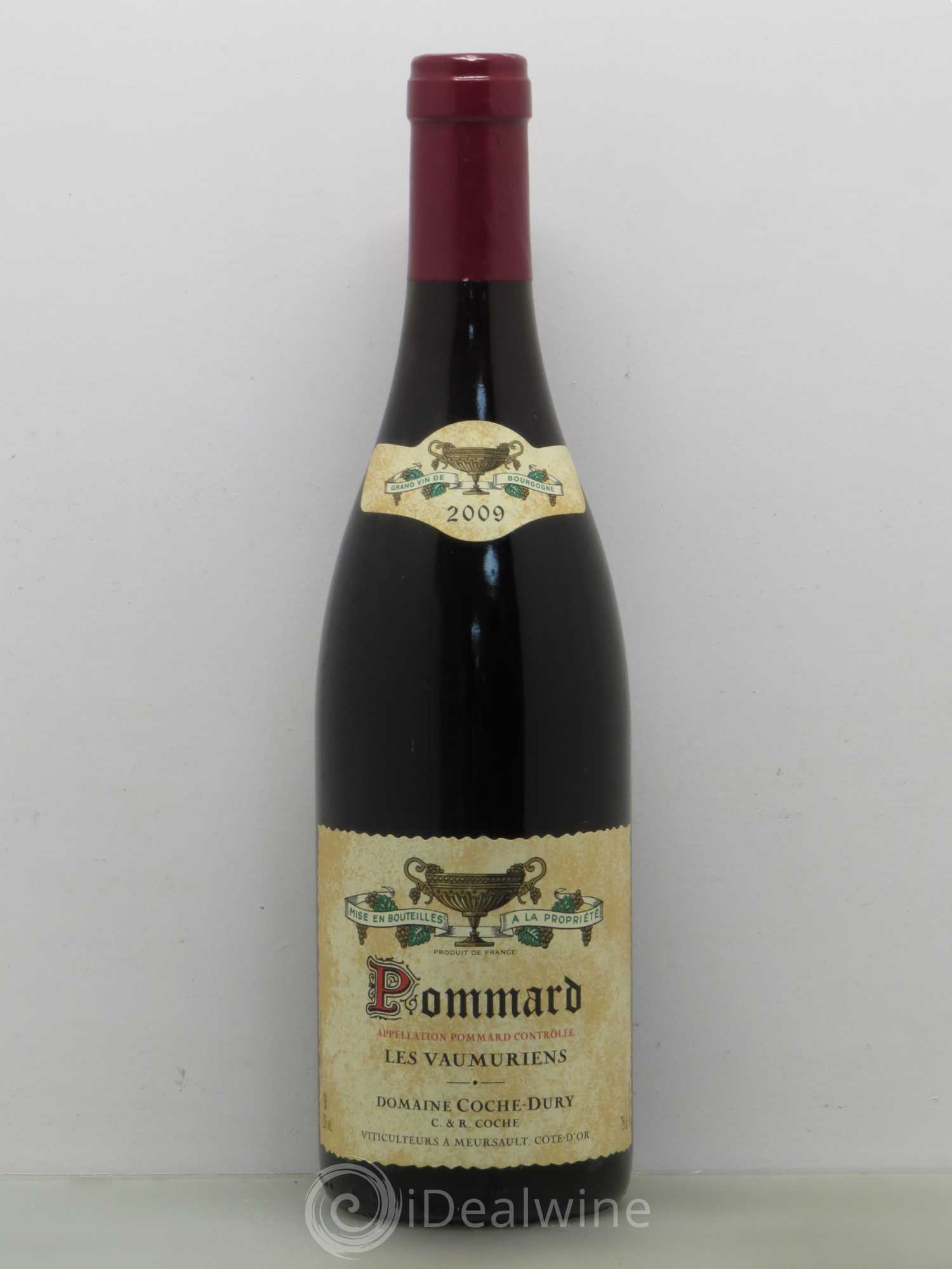 Pommard les Vaumuriens Coche Dury (Domaine) 2009 - Lot de 1 bouteille - 0