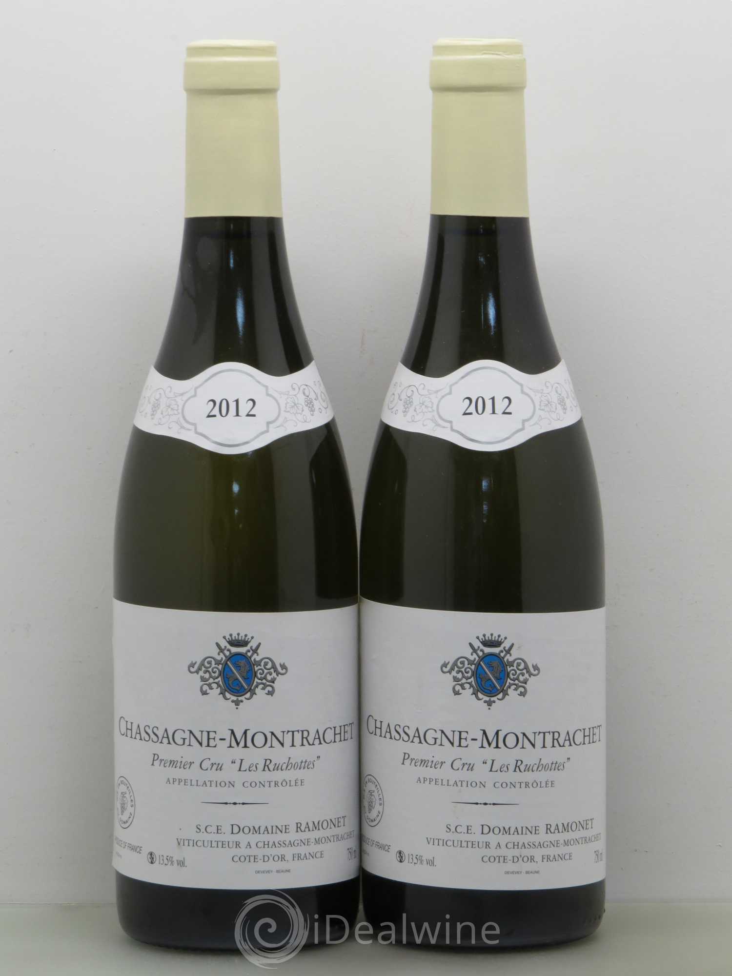 Chassagne-Montrachet 1er Cru Les Ruchottes Ramonet (Domaine) 2012 - Lot de 2 bouteilles - 0