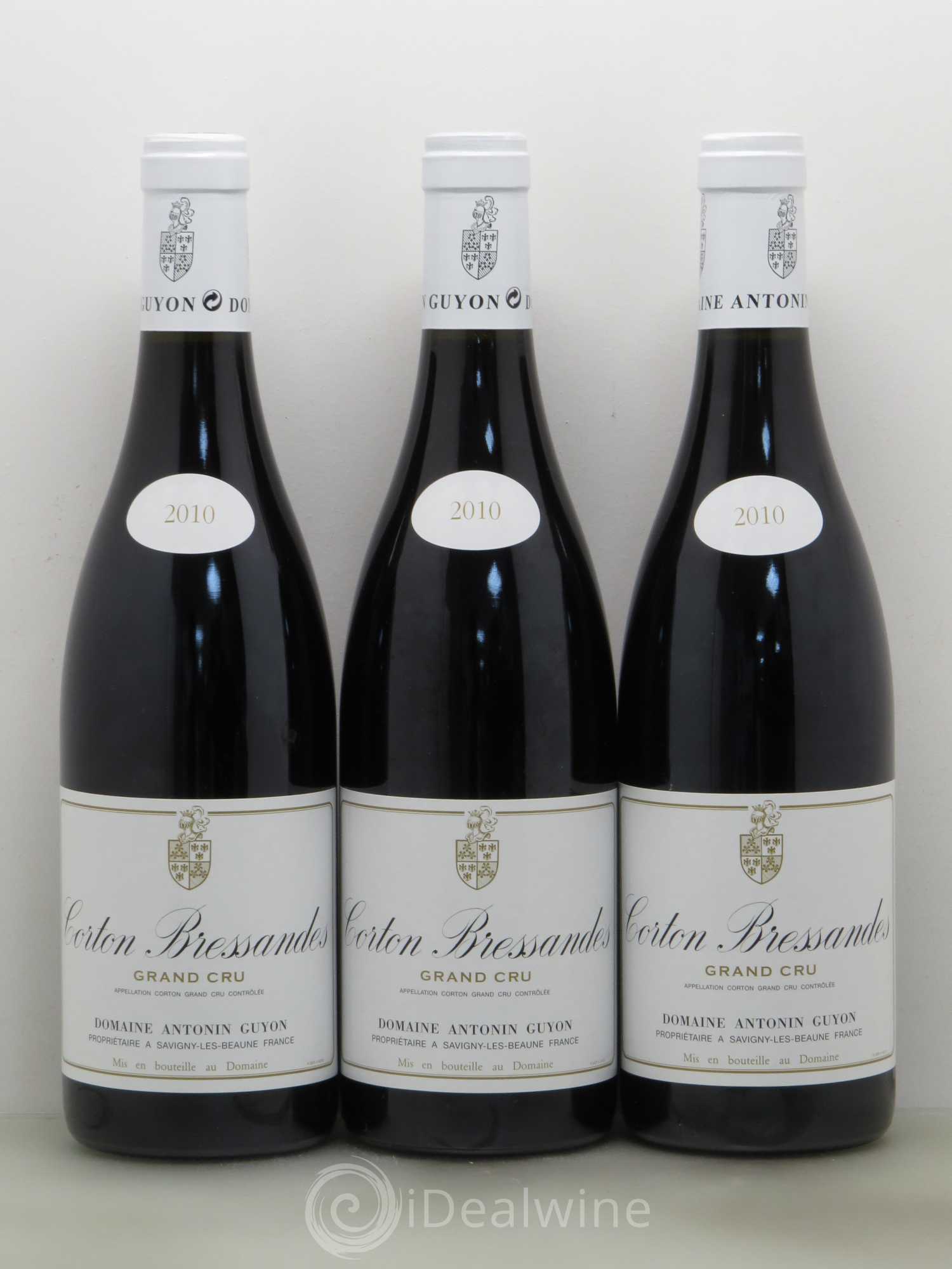 Corton Grand Cru Bressandes Guyon 2010 - Posten von 3 Flaschen - 0