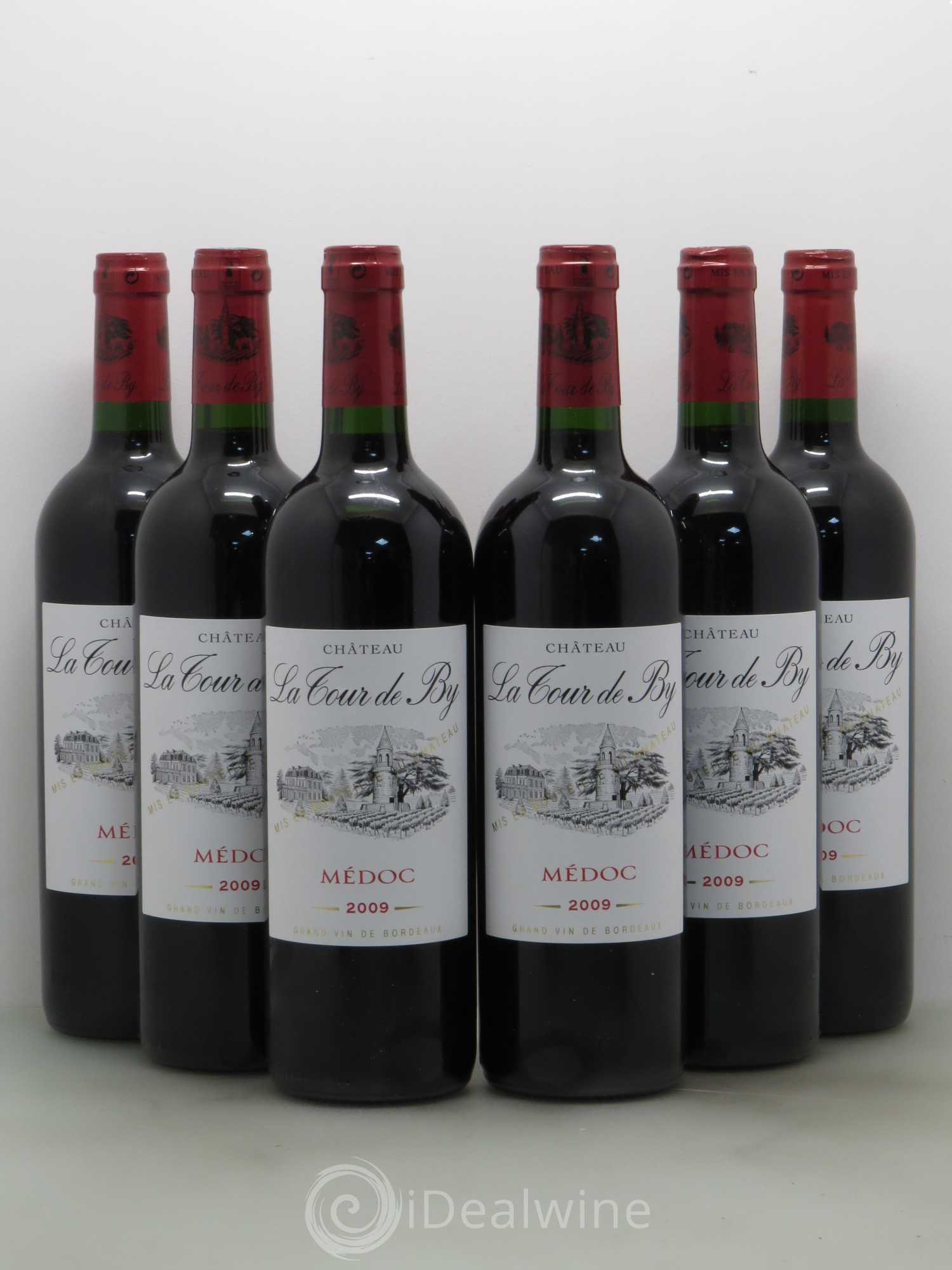 Château La Tour de By Cru Bourgeois 2009 - Lot de 6 bouteilles - 0