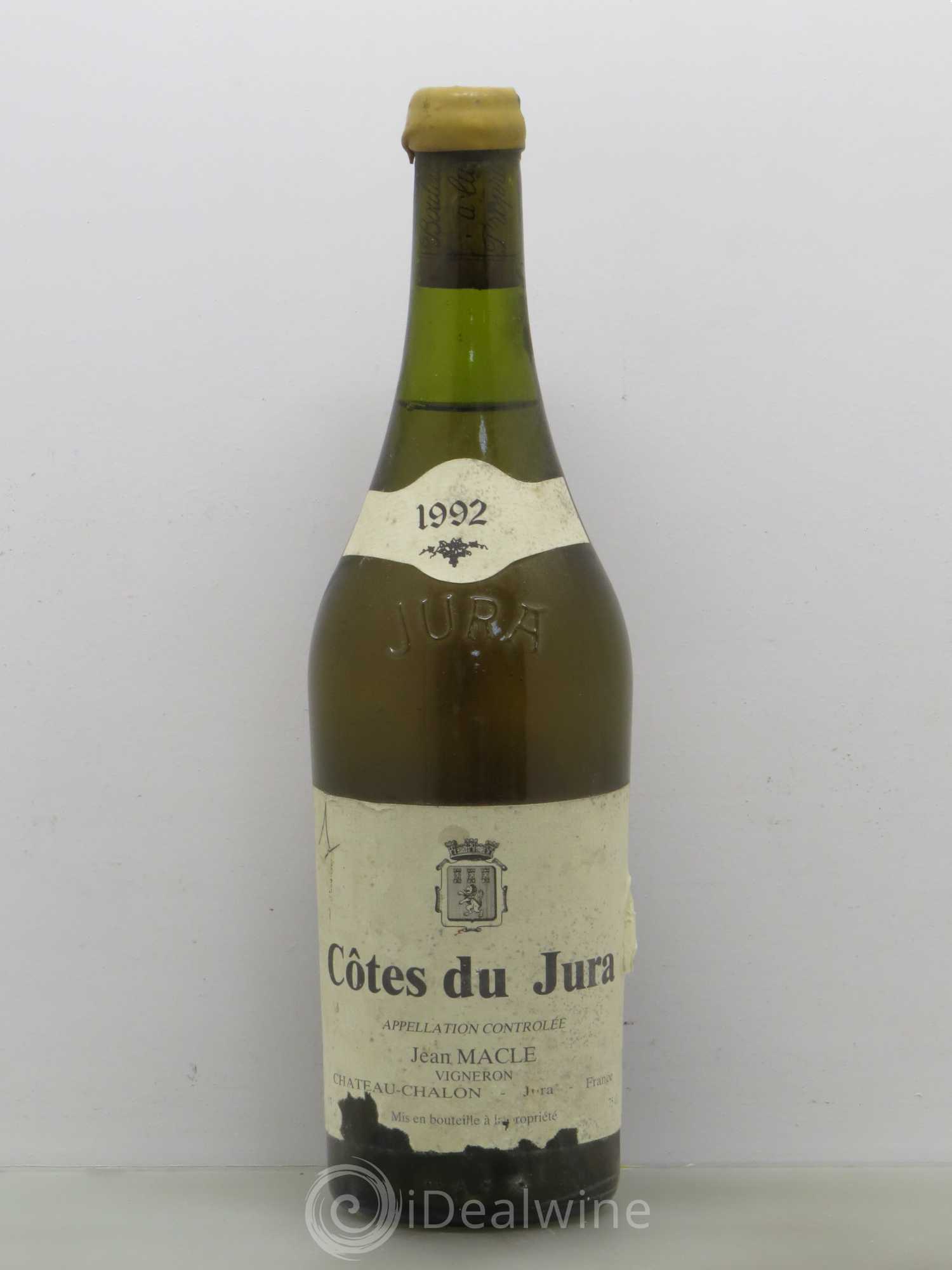 Côtes du Jura Jean Macle 1992 - Lot de 1 bouteille - 0