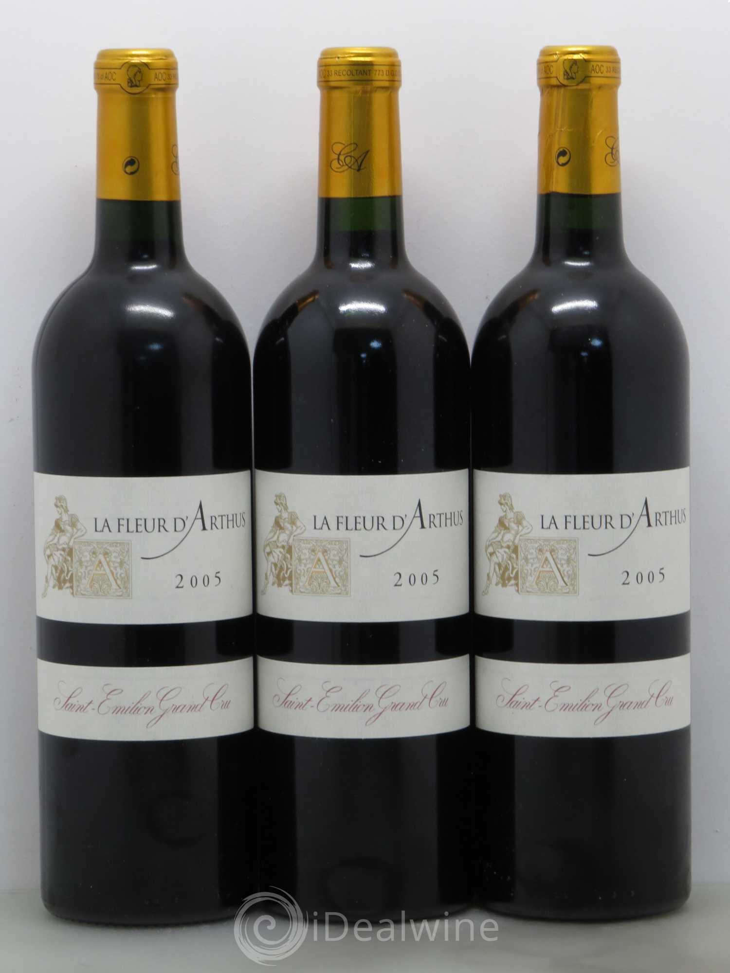 Saint-Émilion La Fleur D Arthus 2005 - Lot of 6 bottles - 1