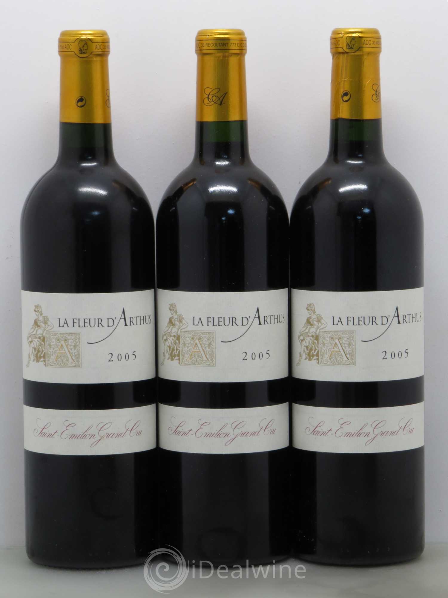 Saint-Émilion La Fleur D Arthus 2005 - Lot of 6 bottles - 2