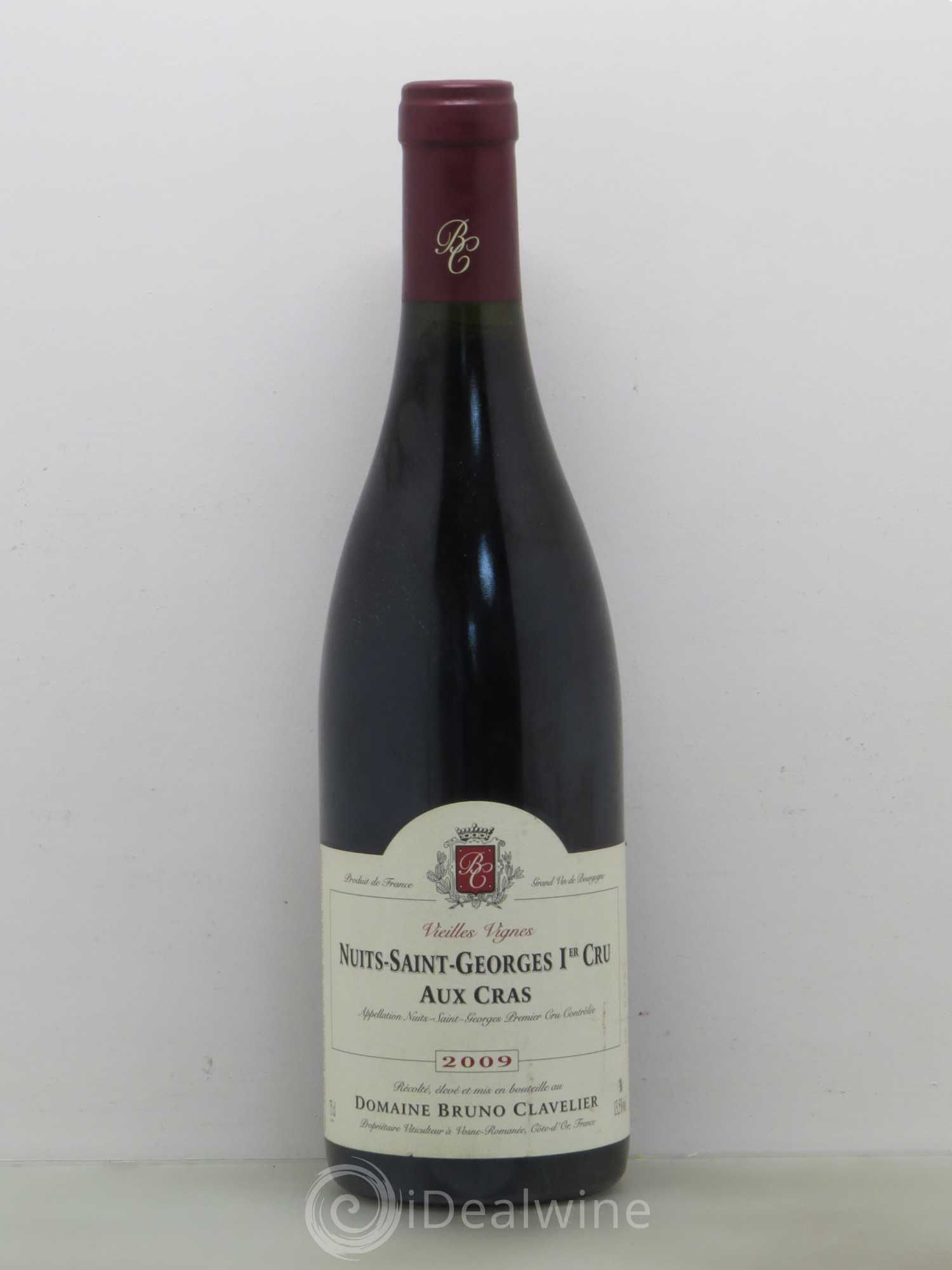 Nuits-Saint-Georges 1er Cru Aux Cras Clavelier 2009 - Posten von 1 Flasche - 0