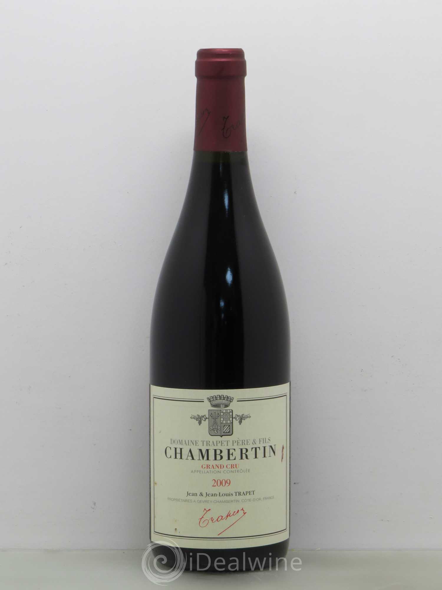 Chambertin Grand Cru Domaine Trapet 2009 - Lot de 1 bouteille - 0