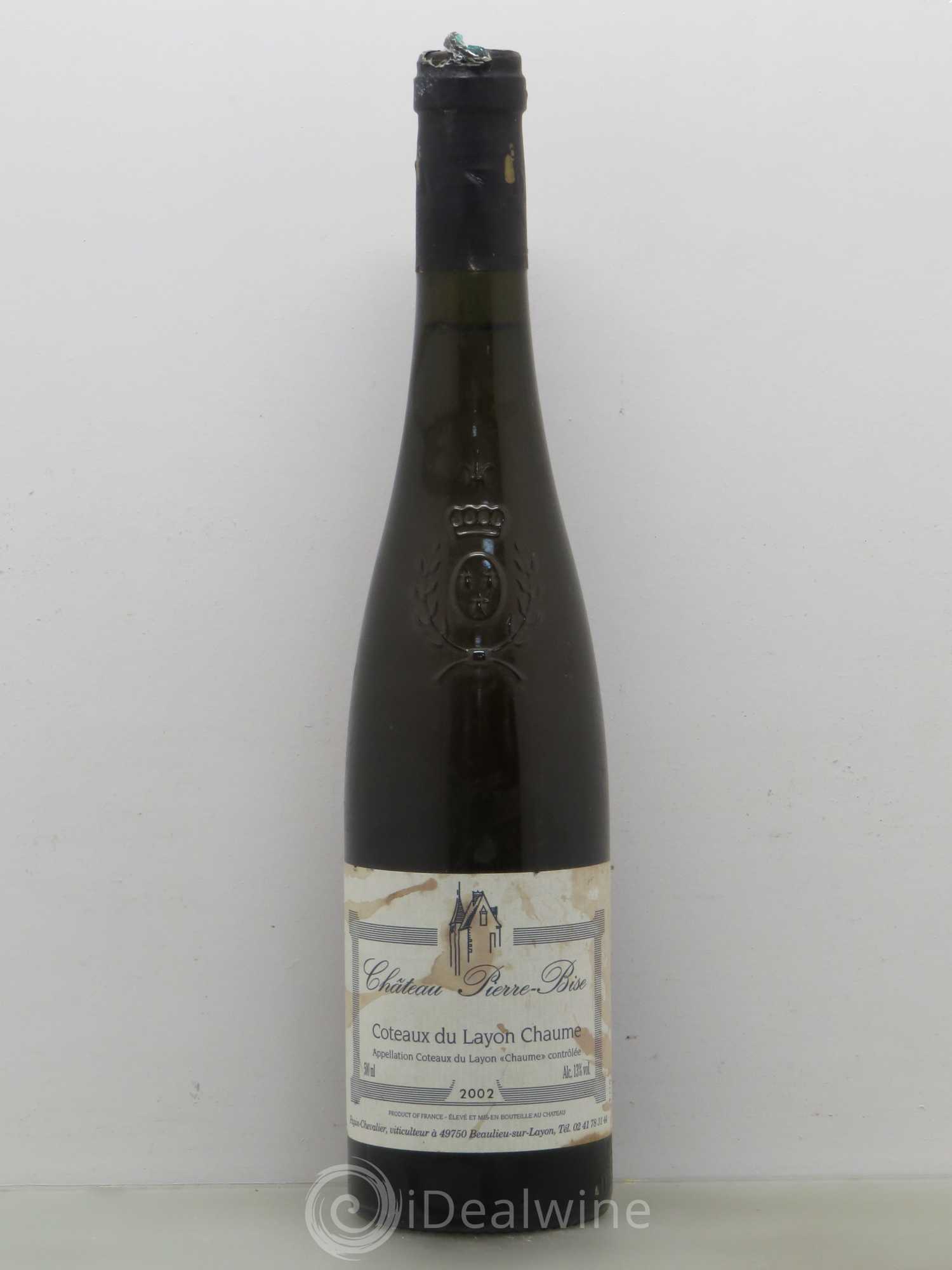 Coteaux du Layon Chaumes P Bise (50cl) (sans prix de réserve) 2002 - Lotto di 1 bottiglia - 0