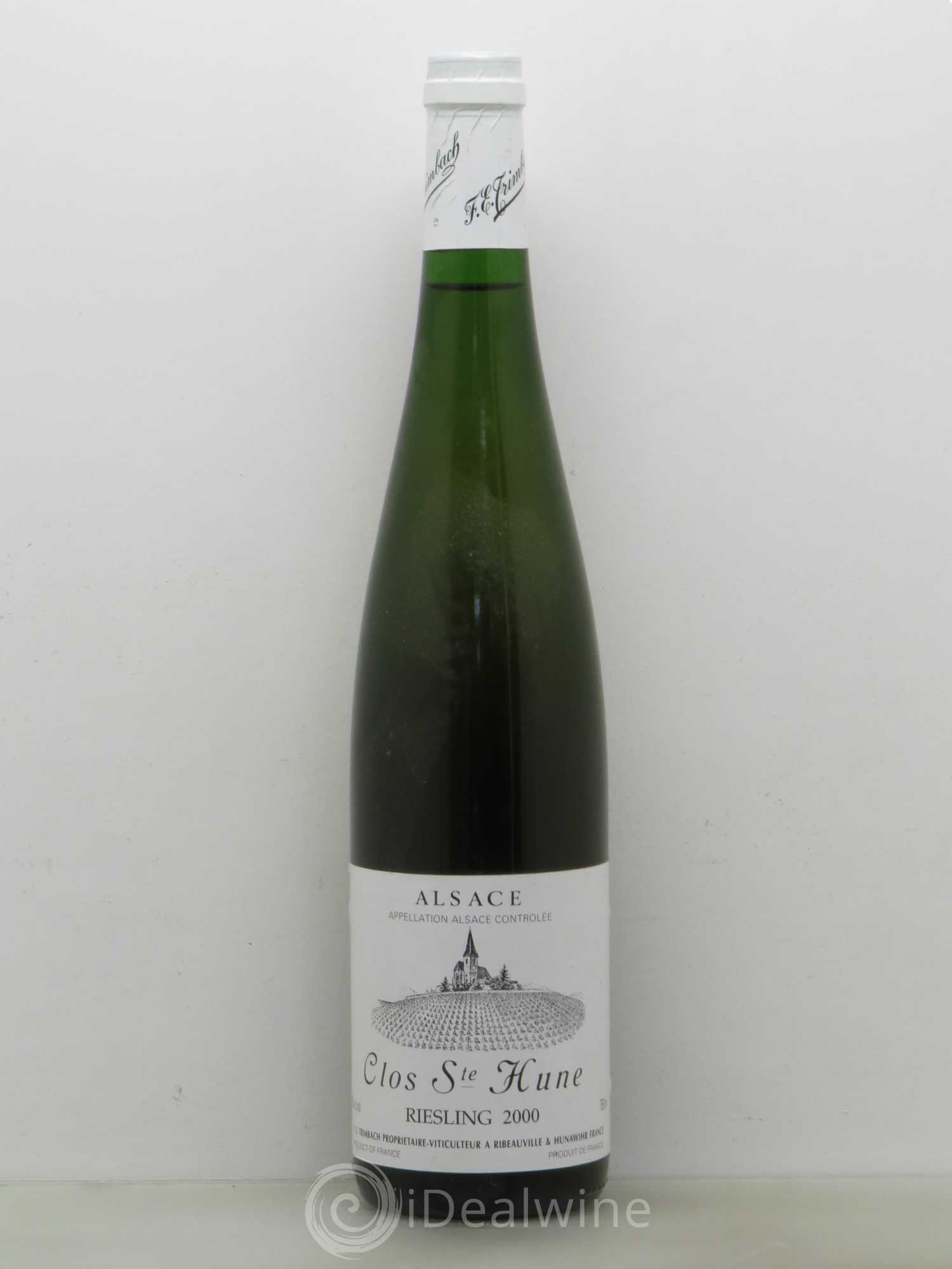 Alsace Riesling Clos Sainte-Hune Trimbach (Domaine) 2000 - Lot de 1 bouteille - 0